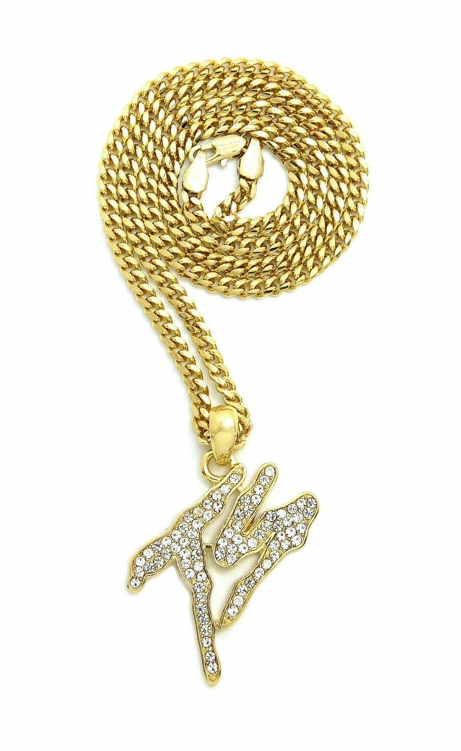 Hip Hop Iced Terror Squad Ts Pendant & 24″ Box, Rope, Cuban Chain Bling Necklace