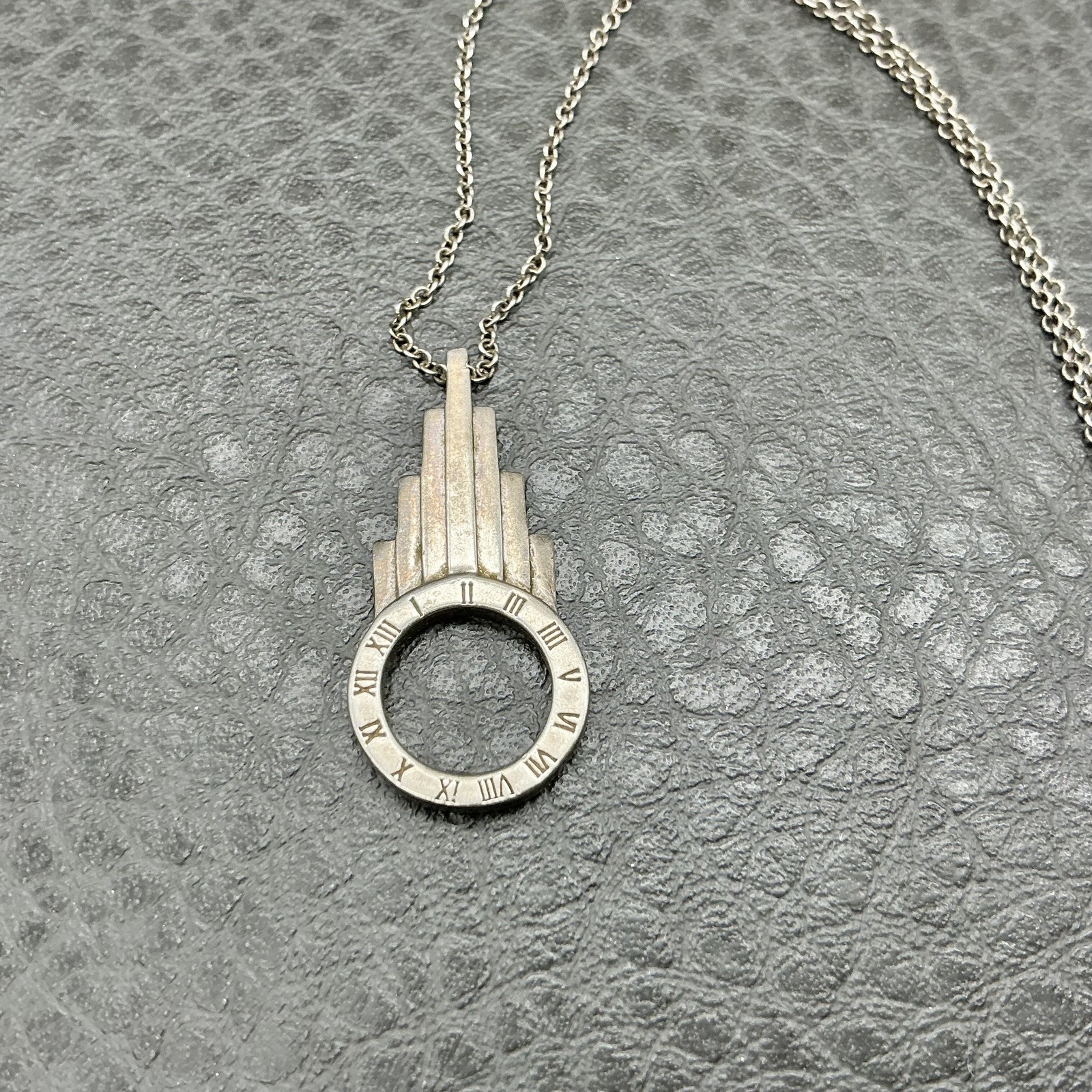 Wicked Necklace Silver 925 Roman Numeral Pendant Chain Womens Musical Jewelry