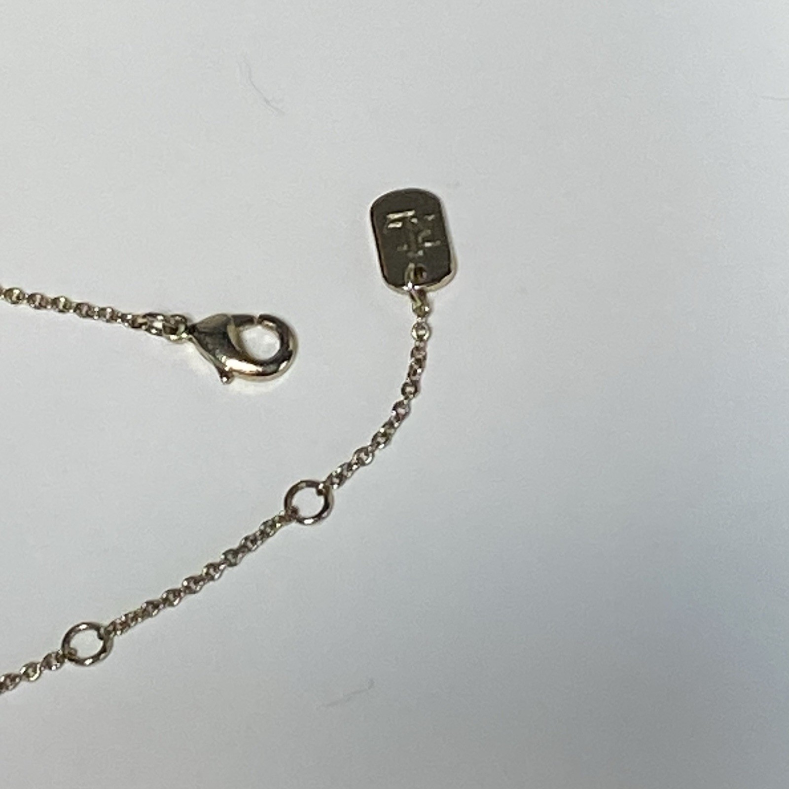 LRL Ralph Lauren Station Necklace Gold Tone With Green Emerald Cut Stones 16”
