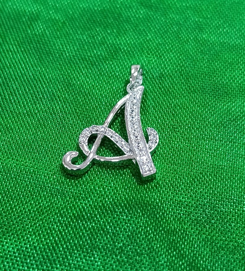 2Ct Round Cut Custom Pendant Necklace Simulated Diamond In 14k White Gold Plated