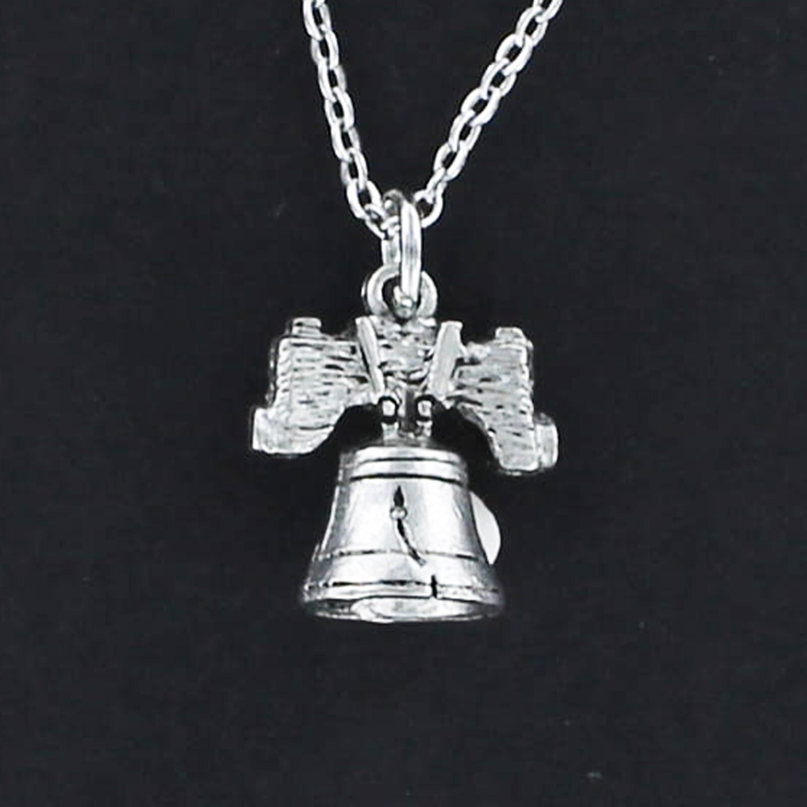 LIBERTY BELL Necklace on Chain or Charm Only Pewter US History Philadelphia Icon