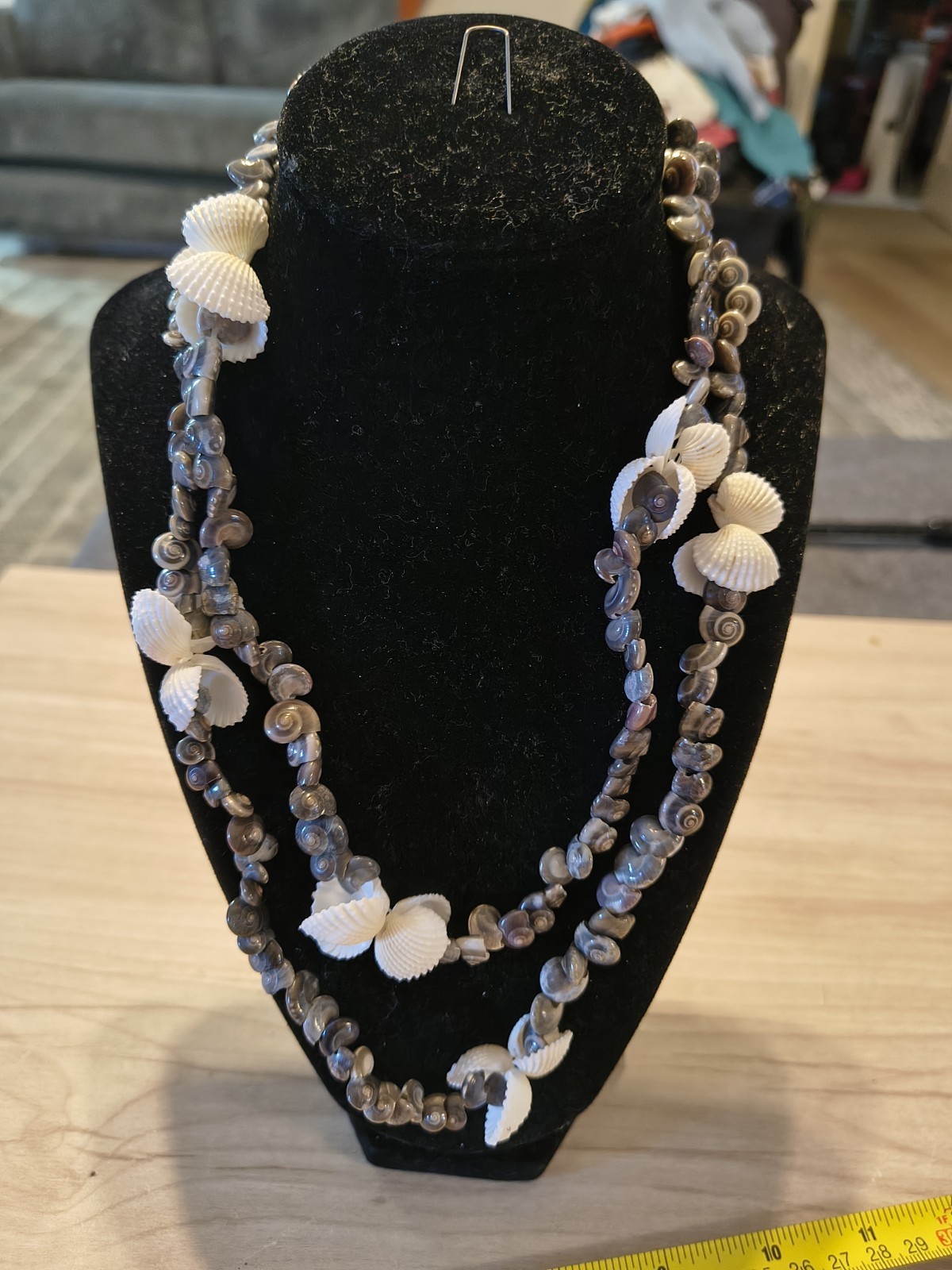 Seashell Long Necklace Great For Summer Fashion Or Anytime You Miss Summer Beach