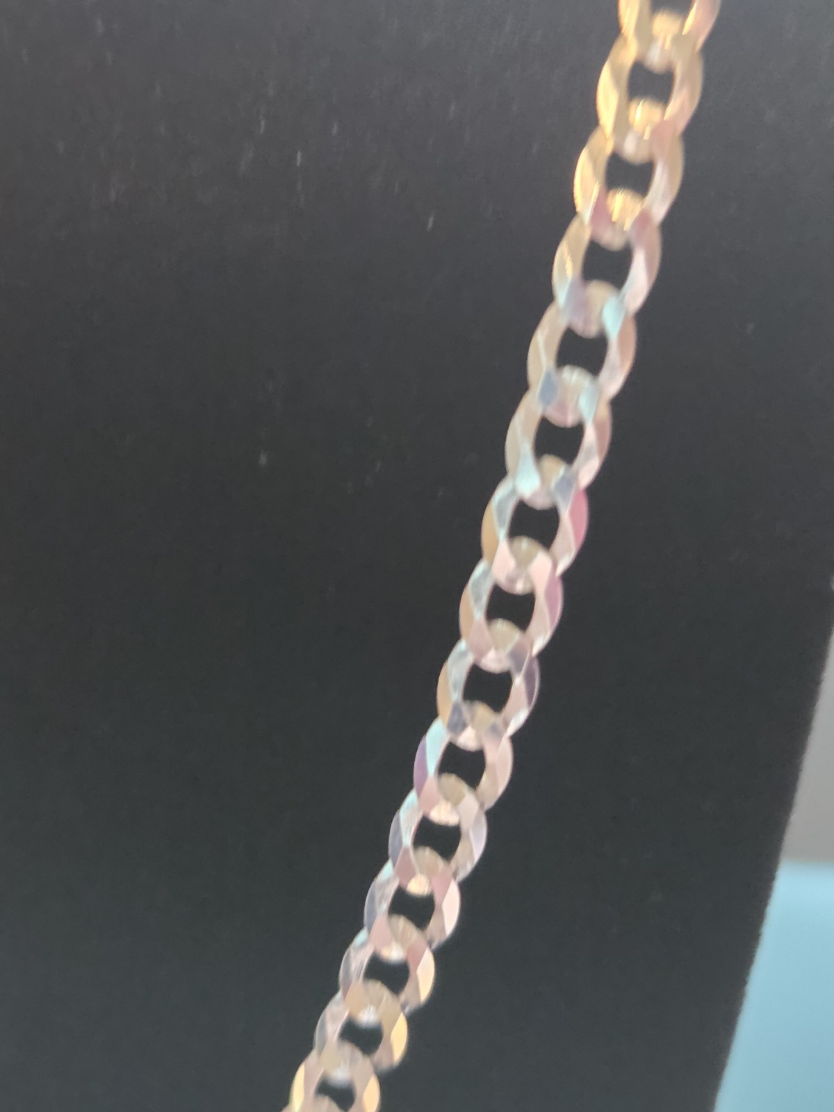 Silver 925 MIAMI CUBAN Curb Link Chain Necklace 4.9mm 24″