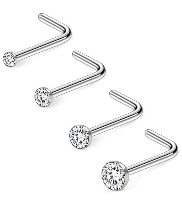 20G 1.5mm 2mm 2.5mm 3mm 3.5mm 4mm Opal Clear Diamond