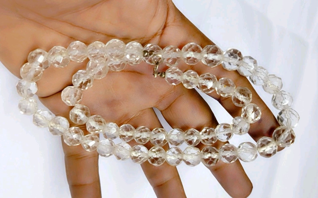 Buy Natural Faceted Crystal Beads Necklace
