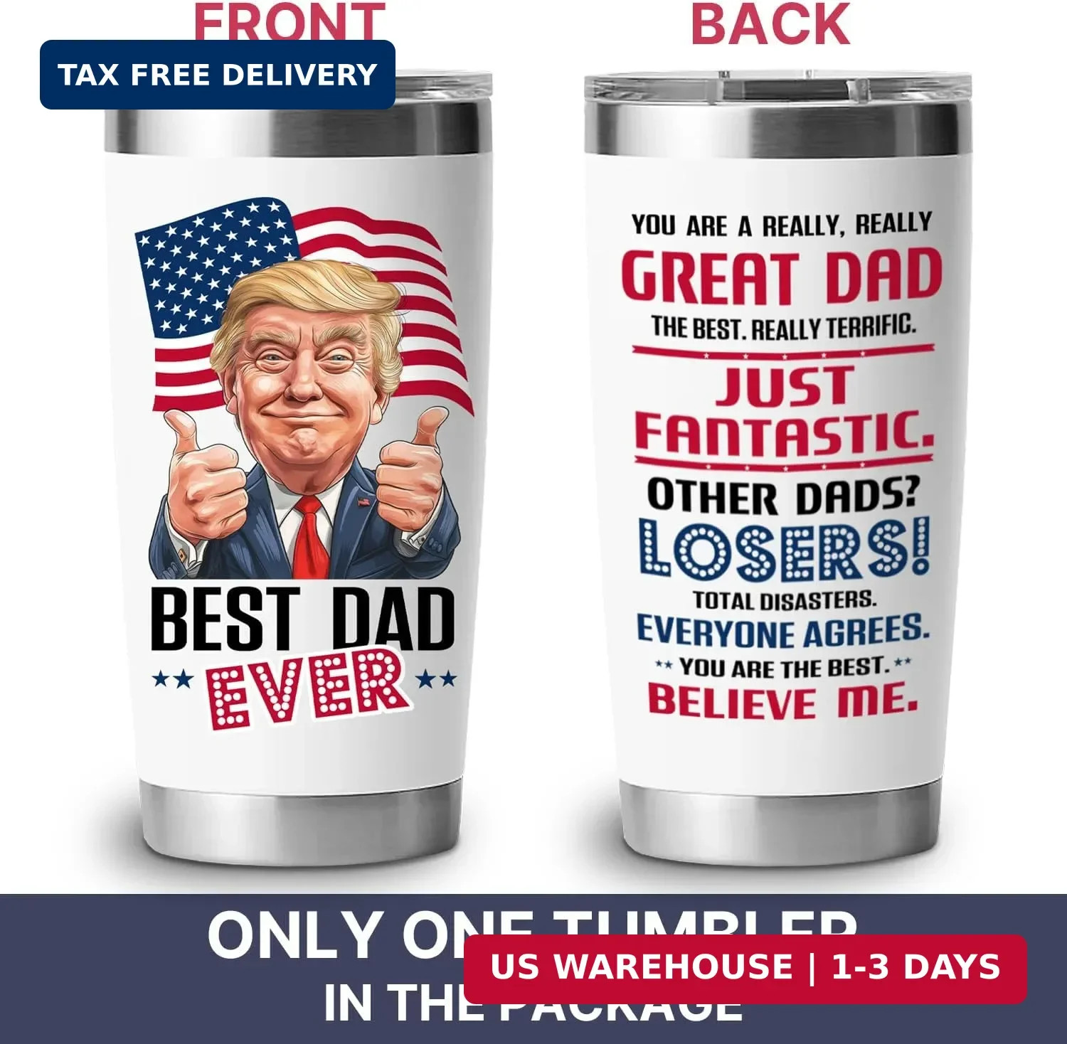 Gifts for Dad, Dads Day from Wife Daughter Son, Birthday Men Husband Gifts