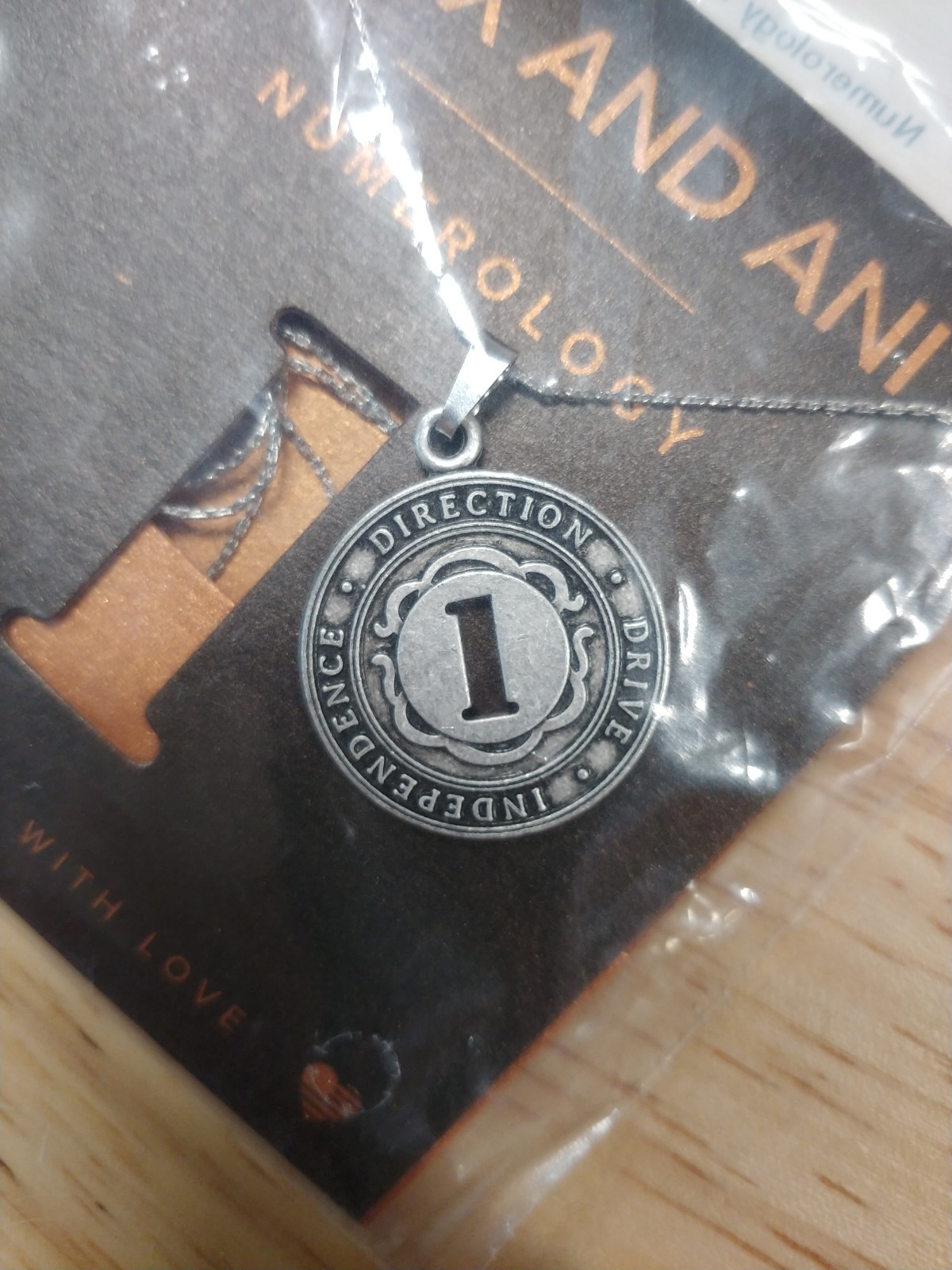 Alex and Ani Necklace Number 1 Numerology Silver Tone, New Sealed