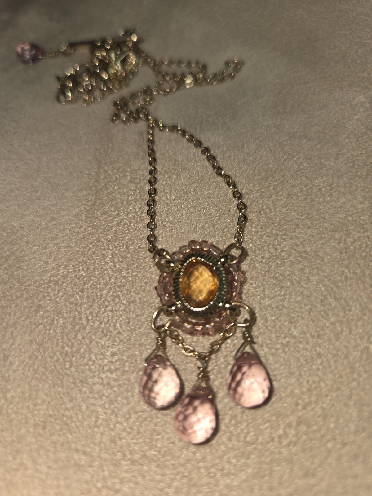 Necklace Pendant, Dana Kellin for Target, Fashion Jewelry, GUC, 16-20 in., Nice!