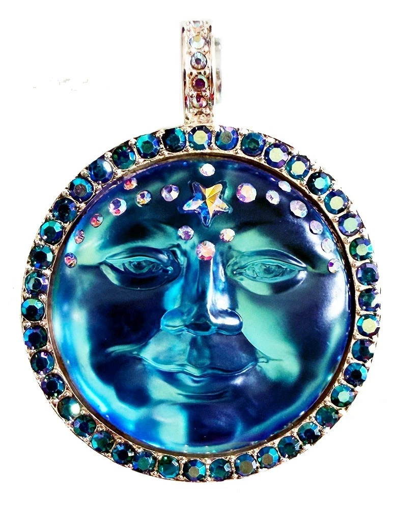 Kirks Folly Venus Seaview Water Moon 35mm Enhancer & Belle Necklace SS #35