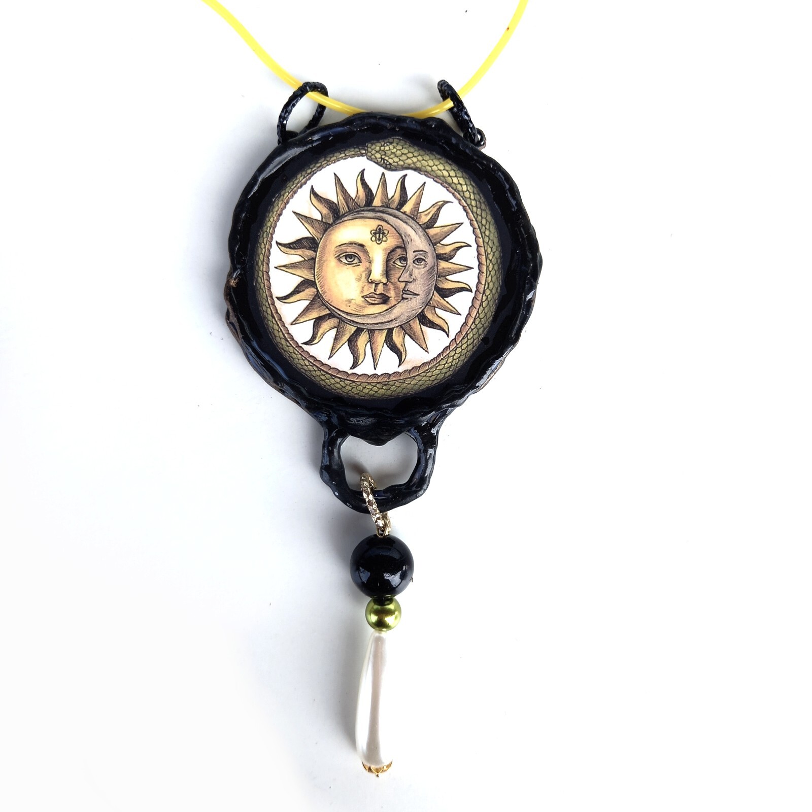 Alchemy Symbols Witch Witchcraft Talisman Magic Amulet Sun Moon Ouroboros Snake