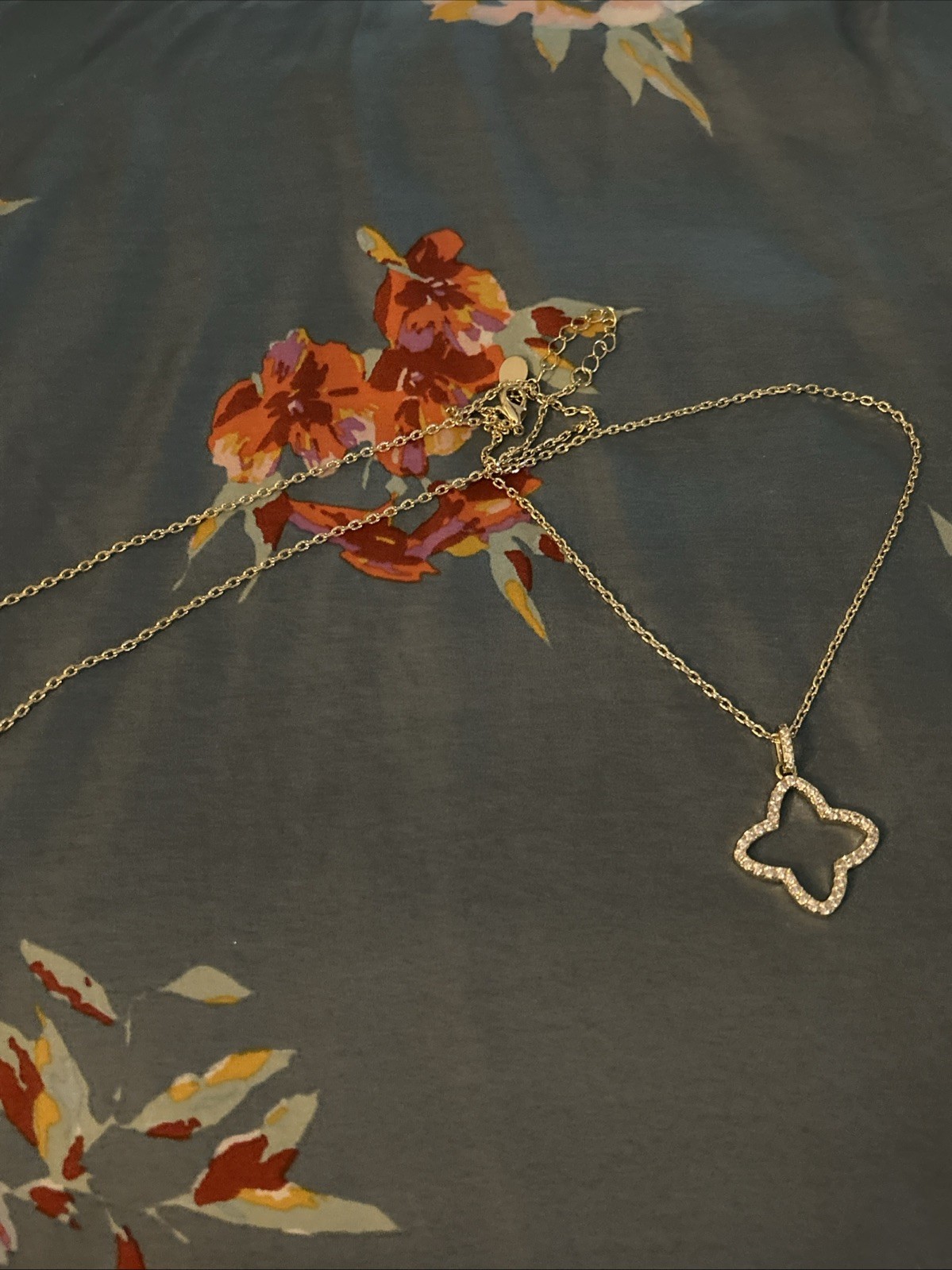 Rivka Friedman 36 Inch Flower Pendant Necklace