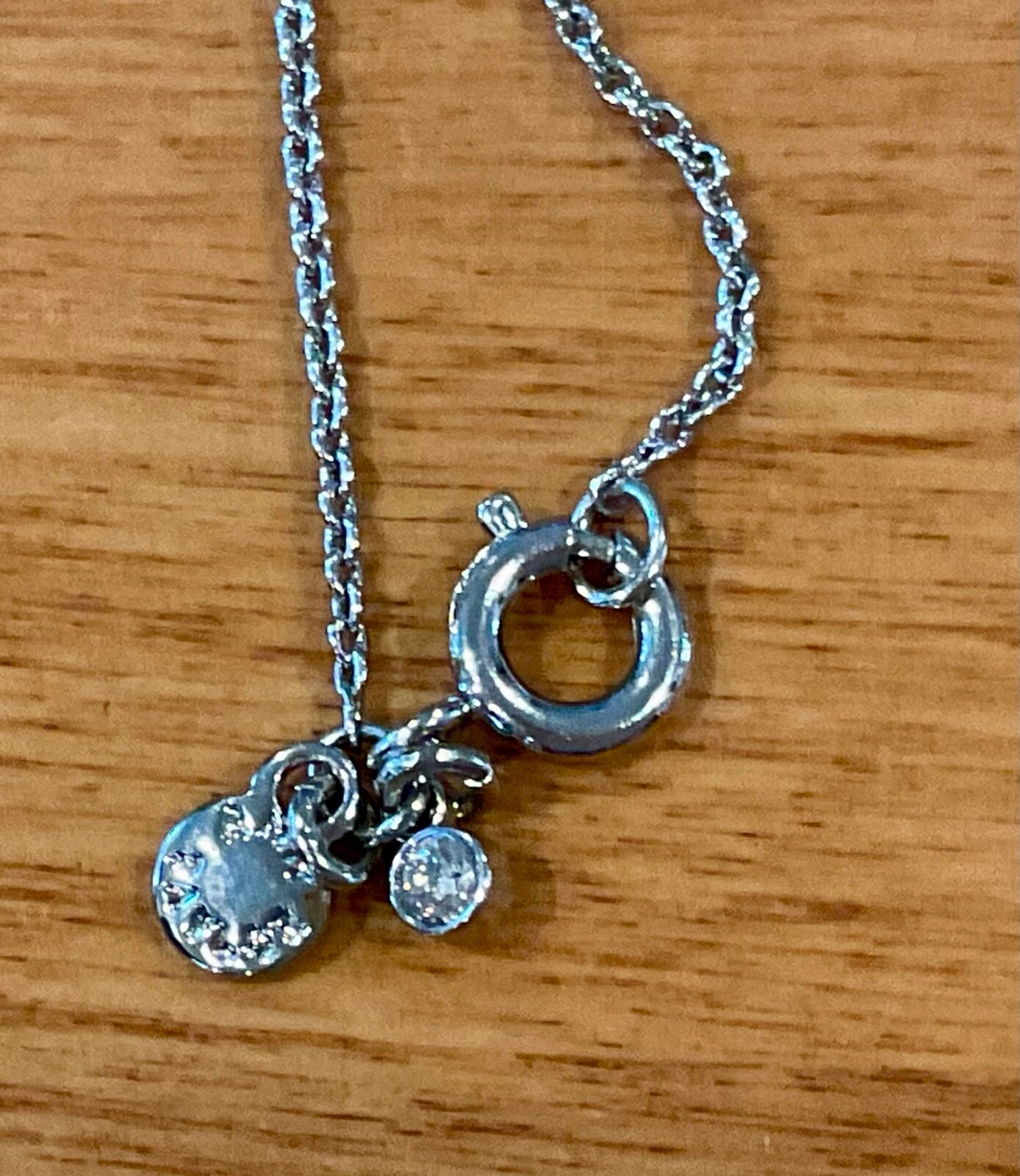 ANN TAYLOR SILVERTONE CRYSTAL 40” NECKLACE OR DOUBLED 20” PARTY WEAR NEW YEARS!