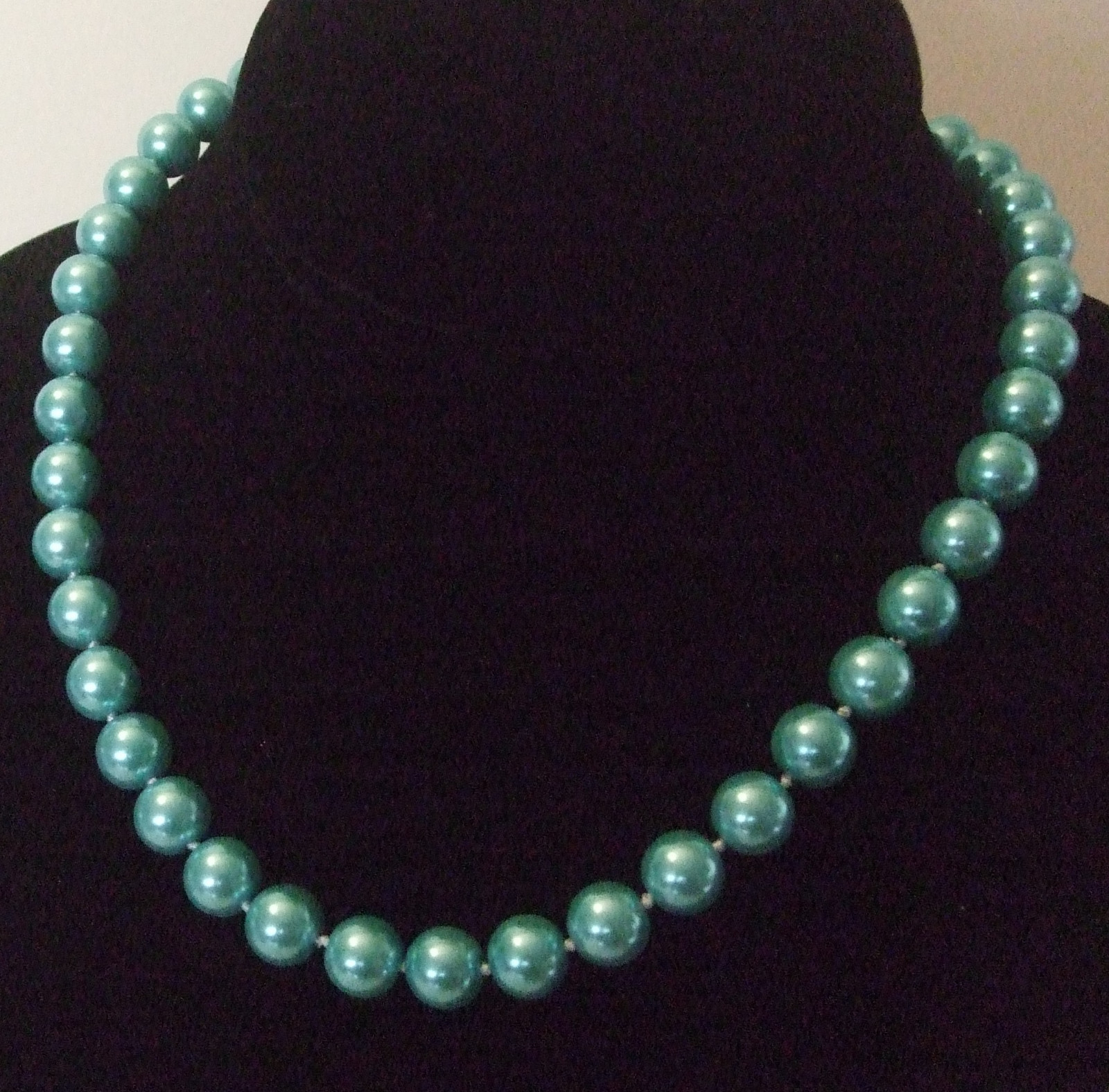 10MM Sky Blue AAA South Sea Shell Pearl Necklace NEW (with gift bag)