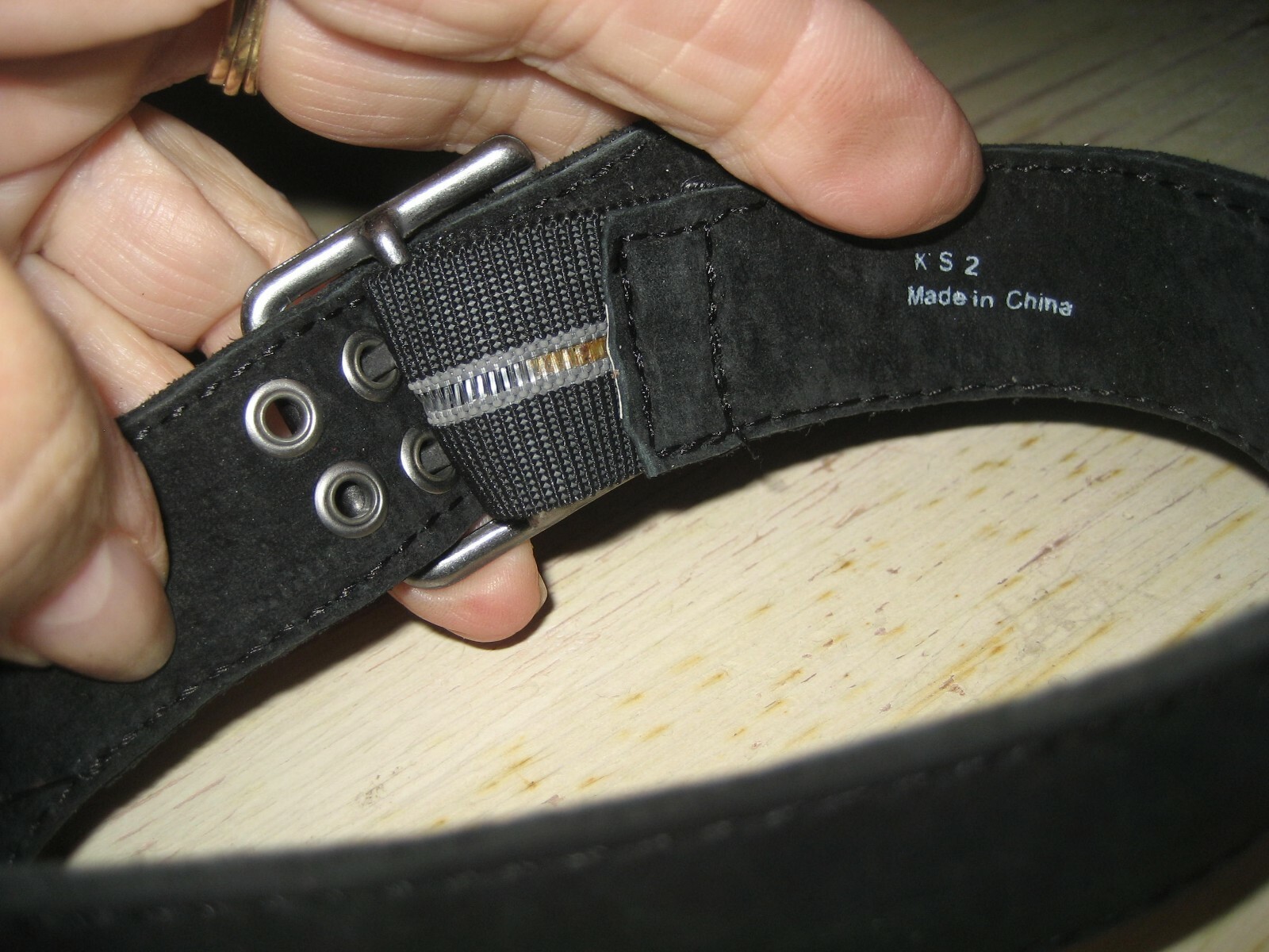 NEW Little Girl’s KS2 Black Suede FAUX LEATHER CHOKER Buckle Necklace Rocker