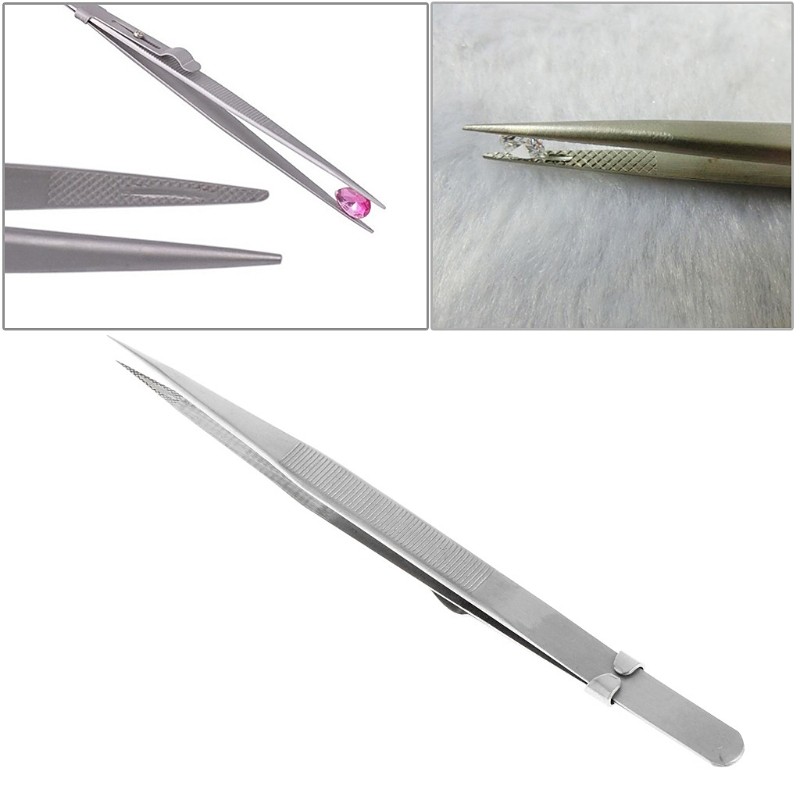 Stainless Steel Tweezers Jewelry Making Tools DIY Epoxy Resin Mold Tools