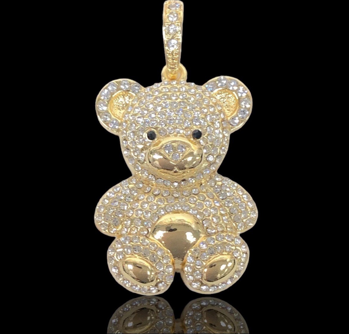 Gold Filled Teddy Bear Charm Pendant