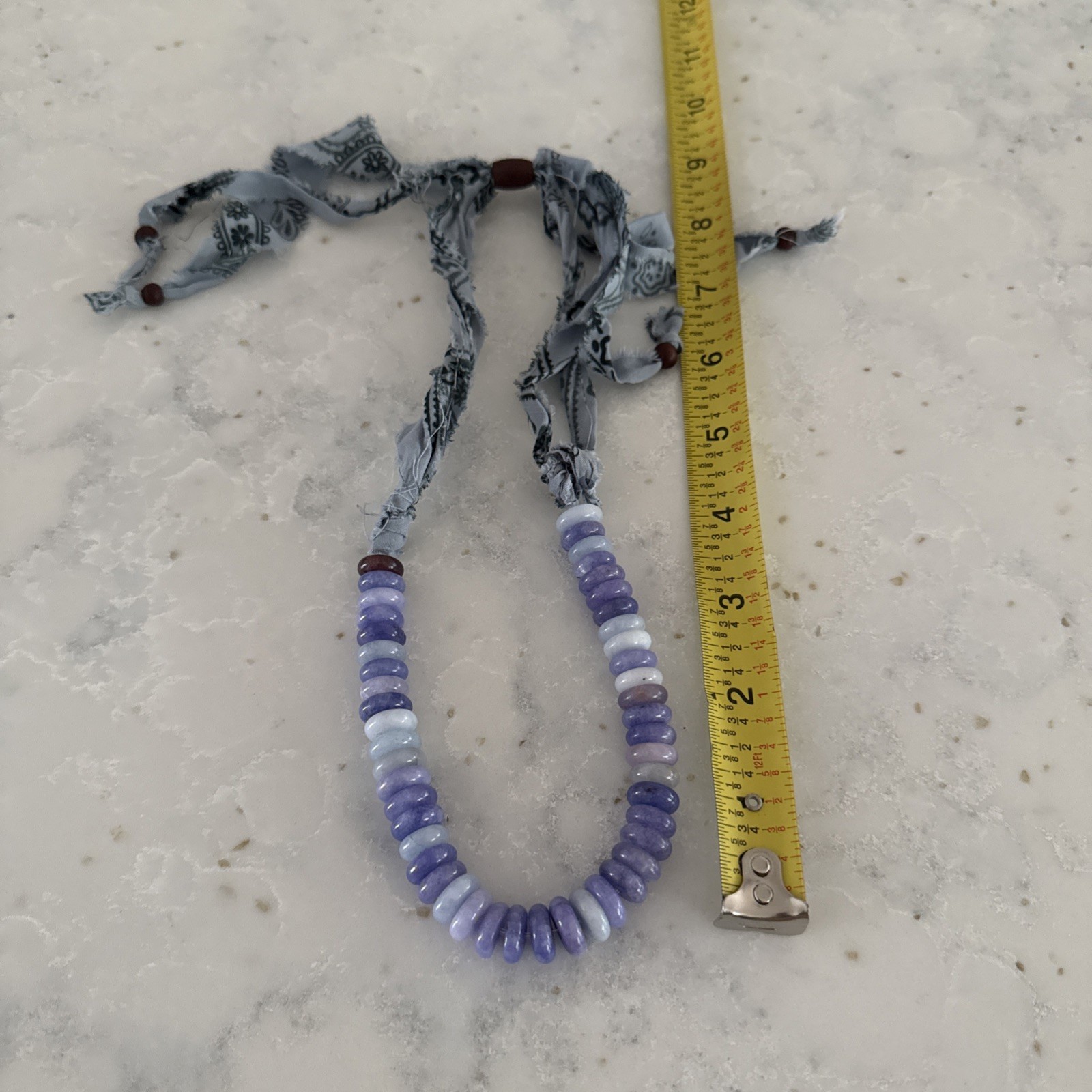 Free People Women’s Necklace/Chocker Chalcedony Stone NWOT MSRP $38 j49