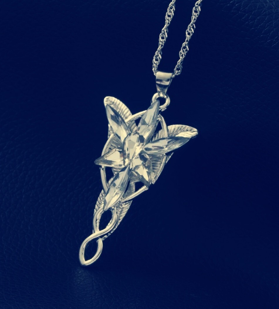 Lord of the Rings Arwen Necklace Pendant EVENSTAR Hobbit LOTR Elven