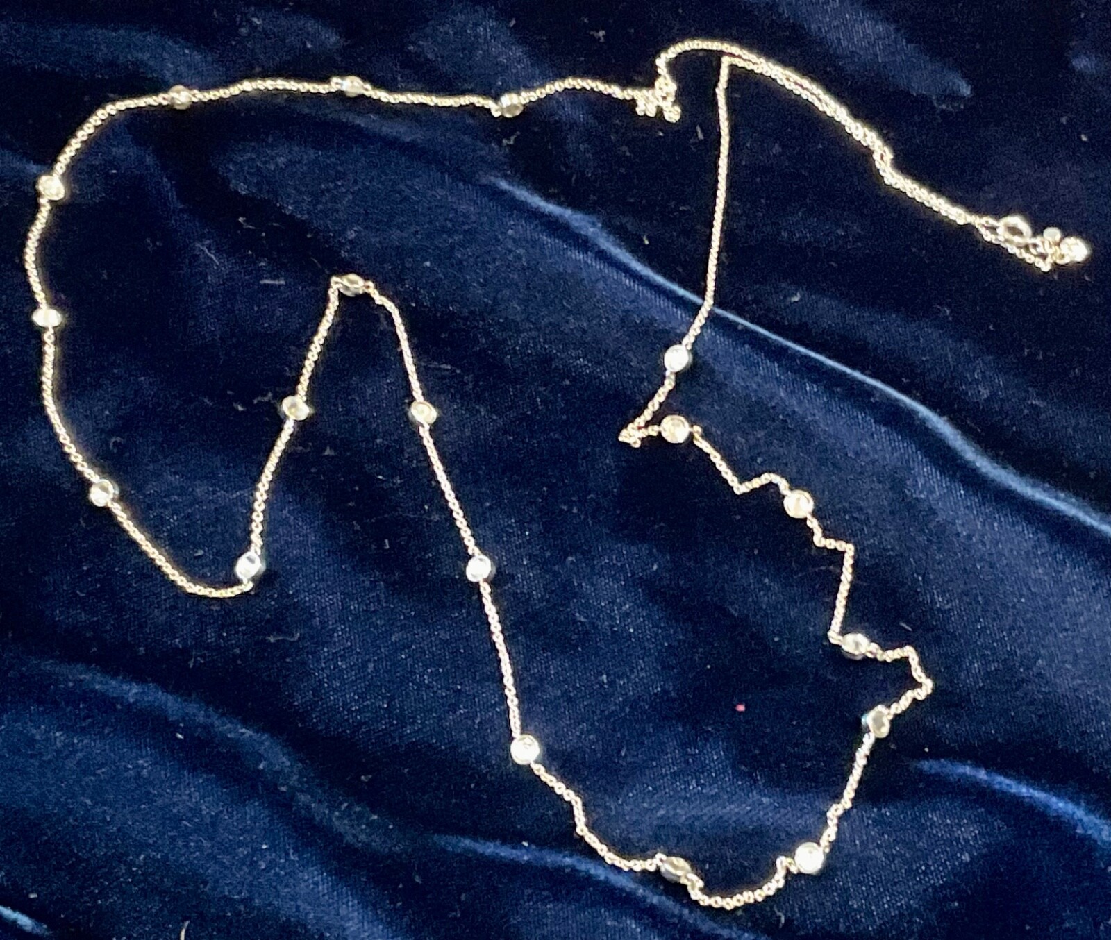 ANN TAYLOR SILVERTONE CRYSTAL 40” NECKLACE OR DOUBLED 20” PARTY WEAR NEW YEARS!
