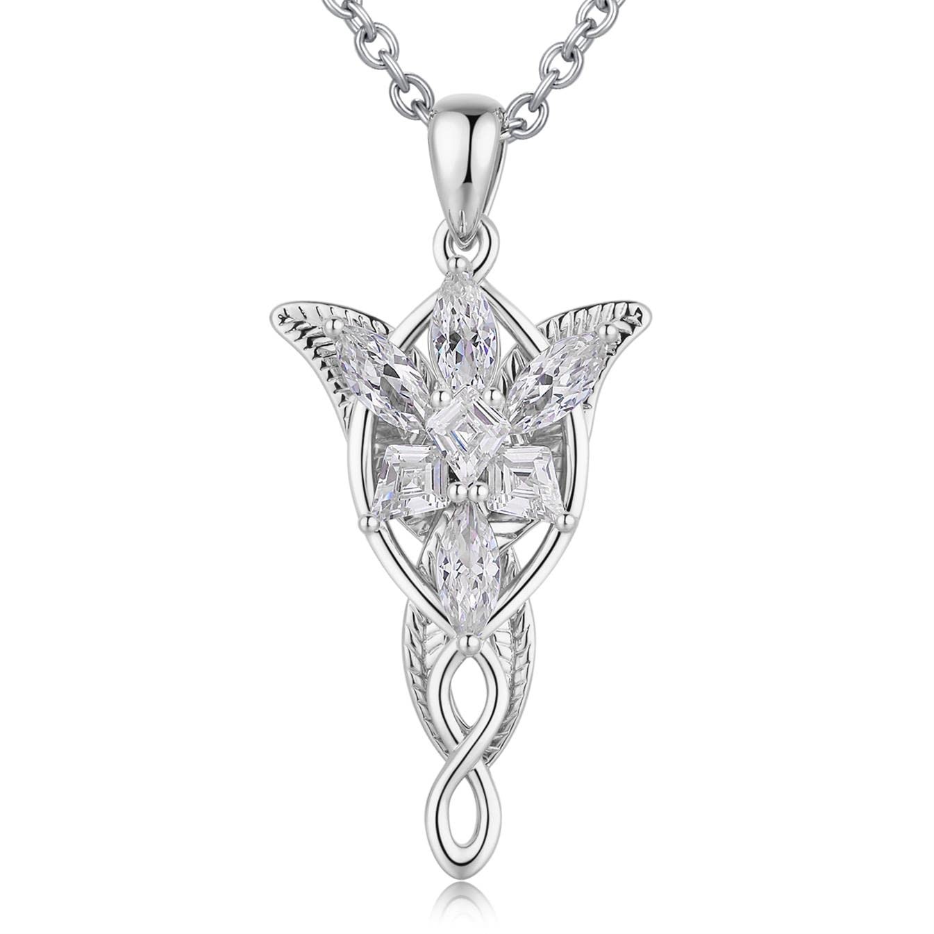 Lord Of The Rings Necklace Arwen Evenstar Necklace For Women Arwen Necklace J…