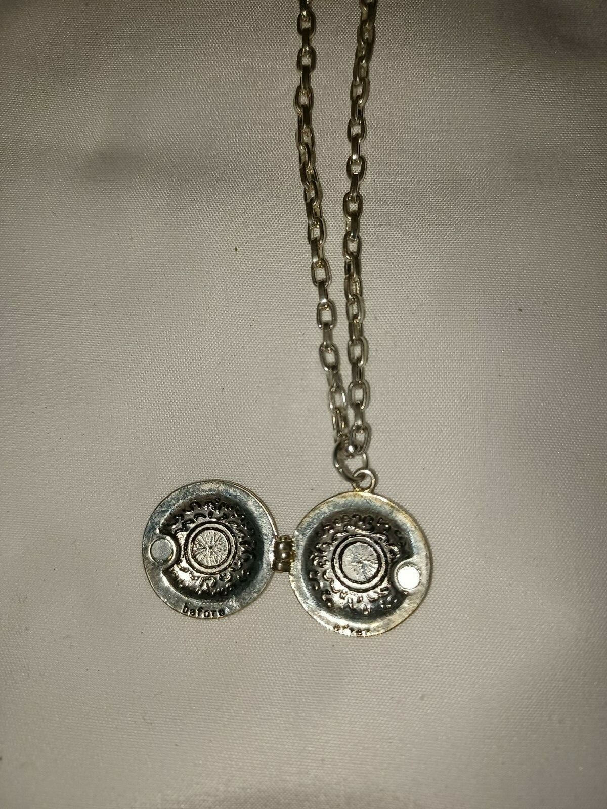I’m Seeing the Change Before After Picture Locket Necklace