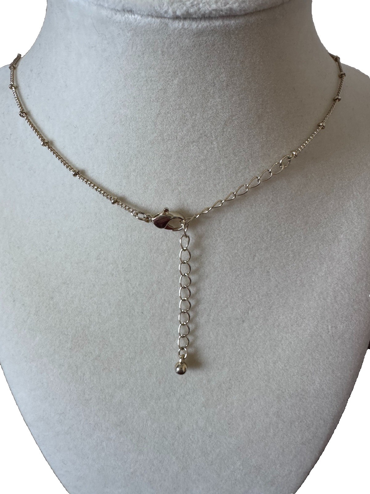 Gold Plated Necklace 18 Inches Adjustable Clasp Excellent Condition
