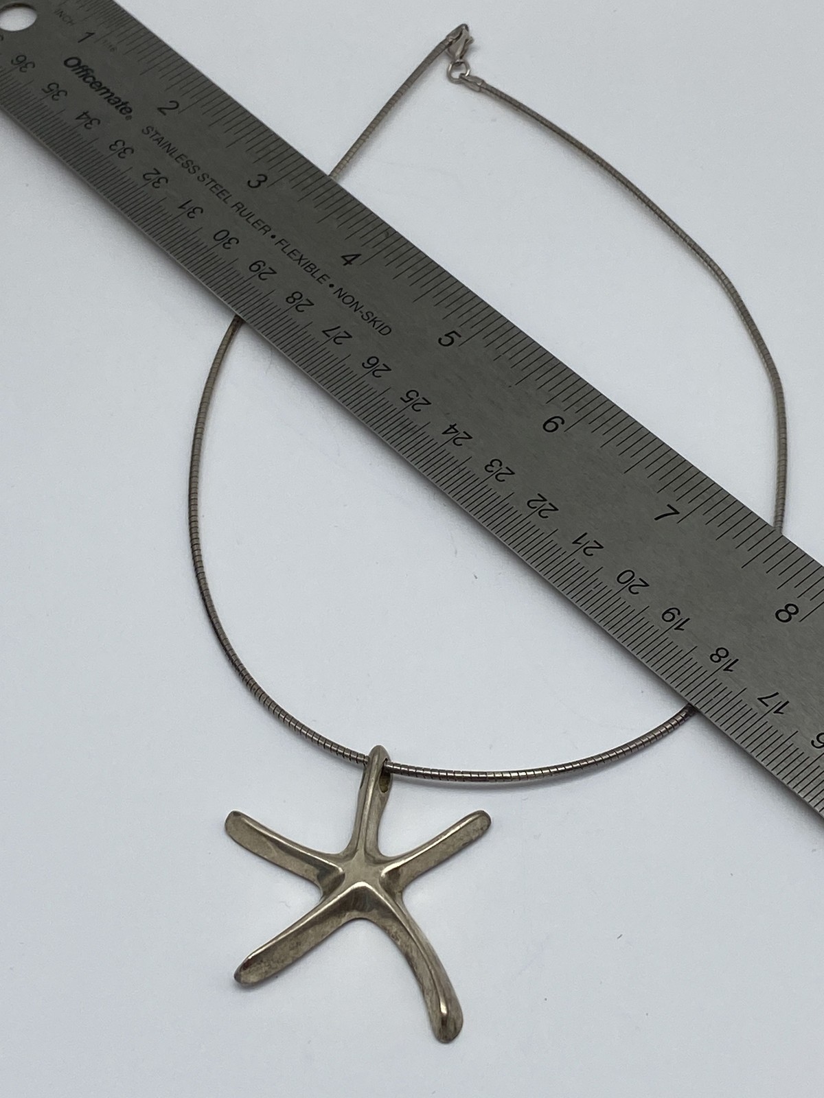 Sterling Silver Sarfish Pendant Snake Chain Necklace 16.6g