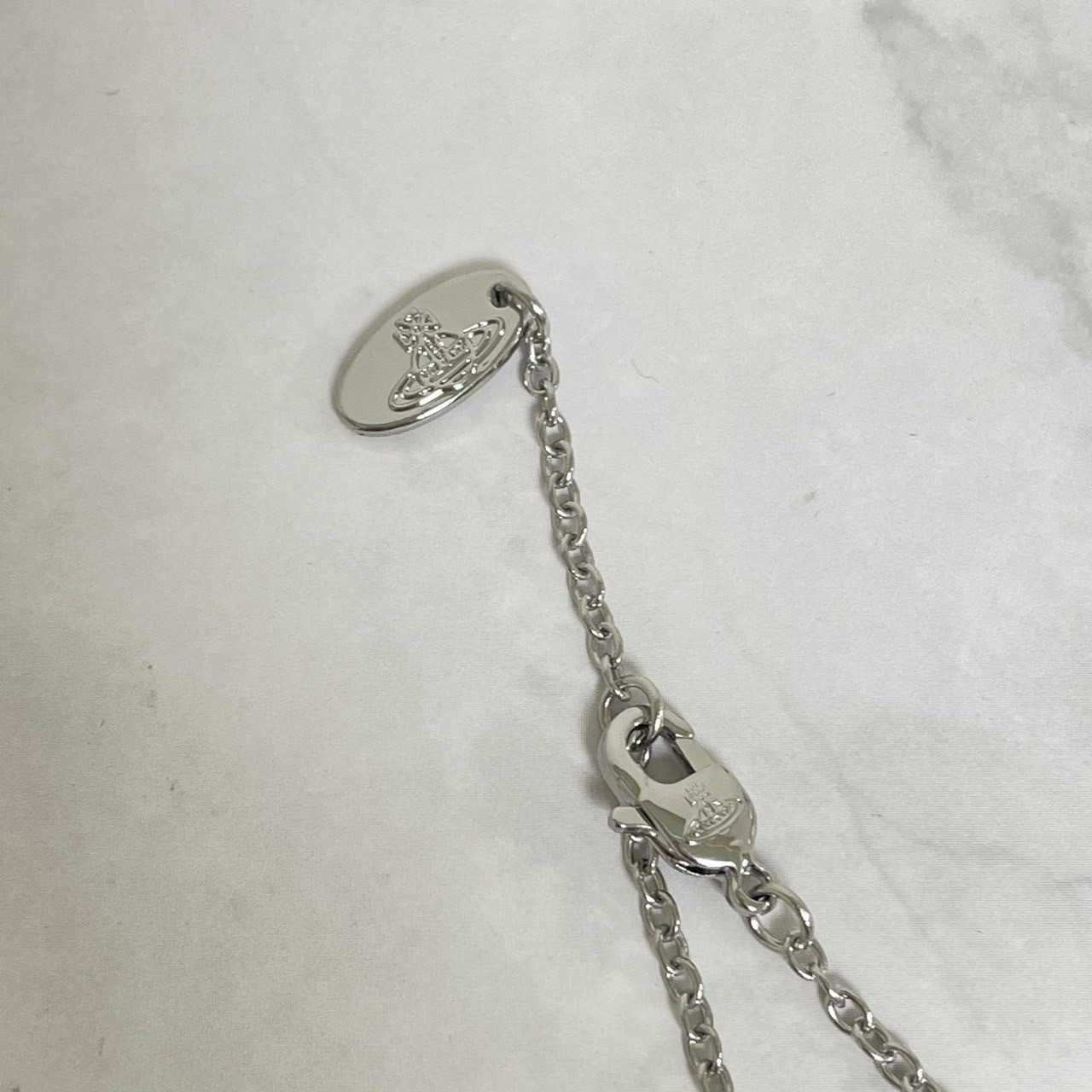 Vivienne Westwood Necklace Shooting Star Orb Light Blue 46cm w/drawstring NO BOX