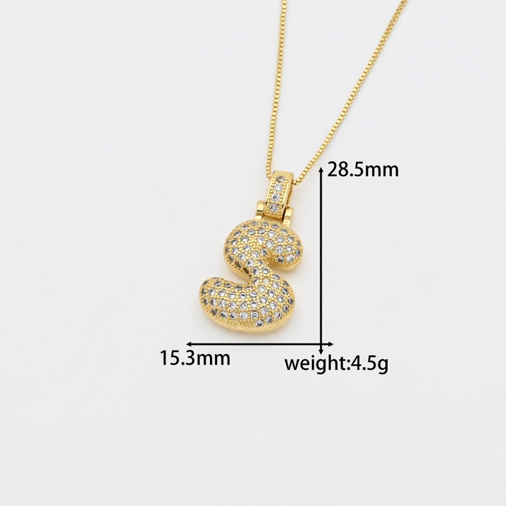 14k Gold Plated Letter Pendant Necklace for Women’s Fashion Necklace Jewelry