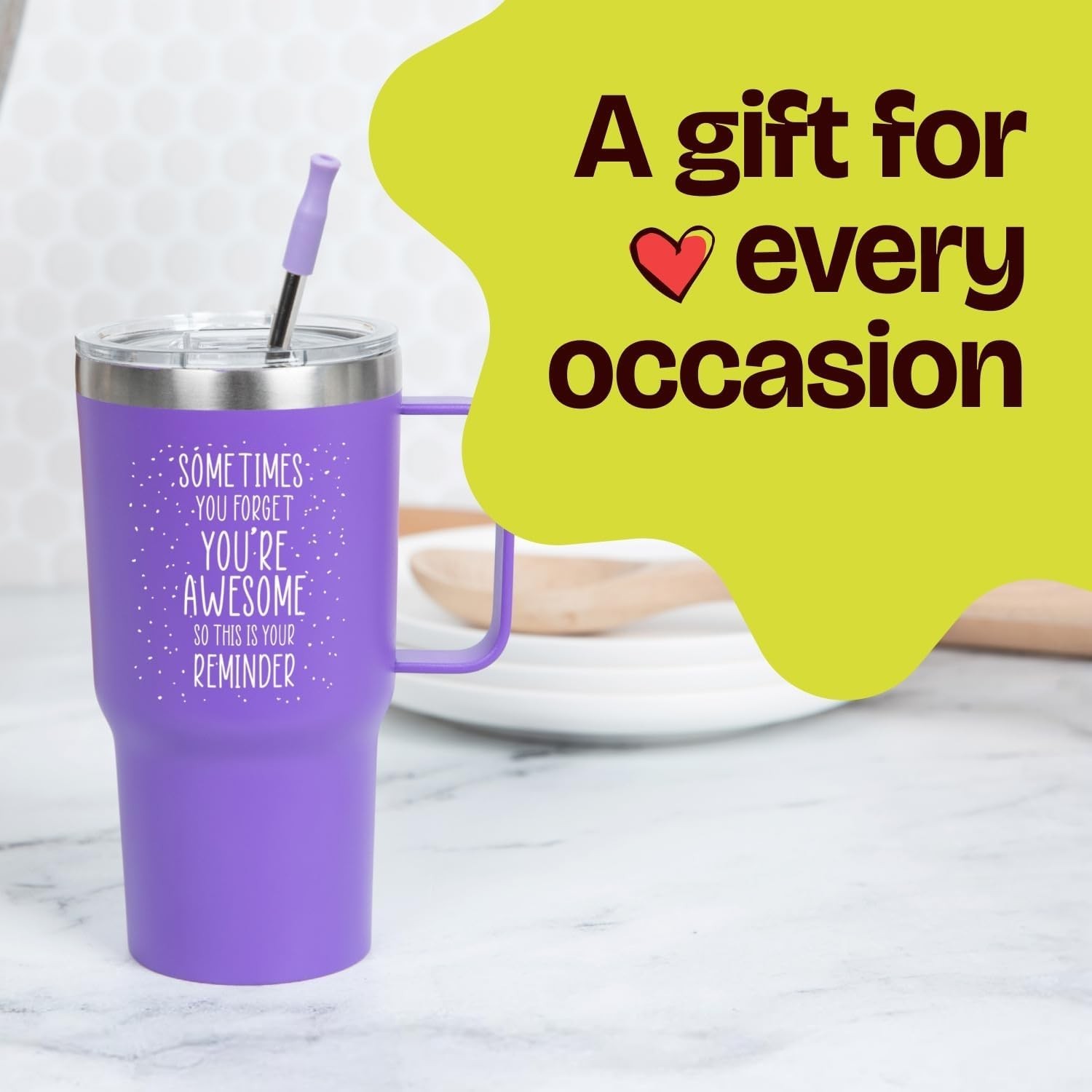 Durable 20oz Vacuum Tumbler – The Perfect Gift for Birthdays & Anniversaries