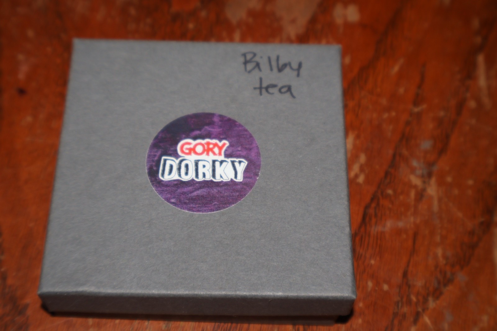 Gory Dorky Kangaroo Tea Party Brooch Boxed Excellent Condition