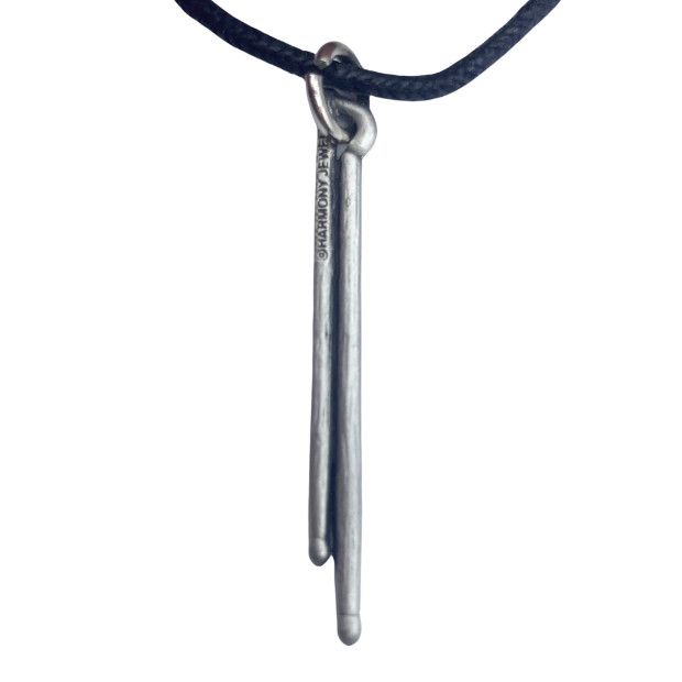 Necklace Drumsticks Pewter Necklace Harmony Collection