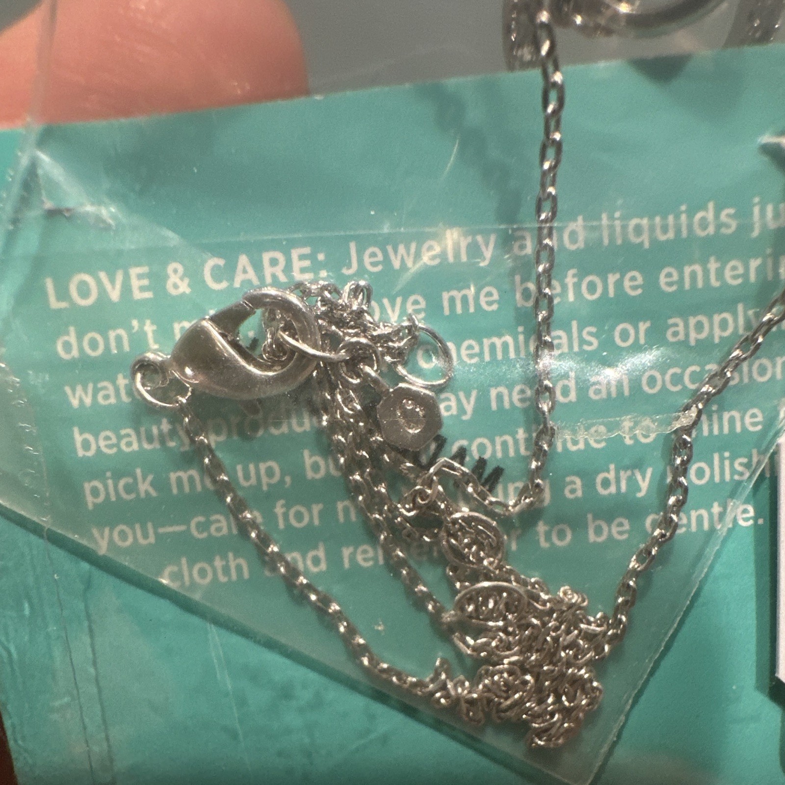 Origami Owl Silver Tone “Circles of Happiness” Empowerment Necklace