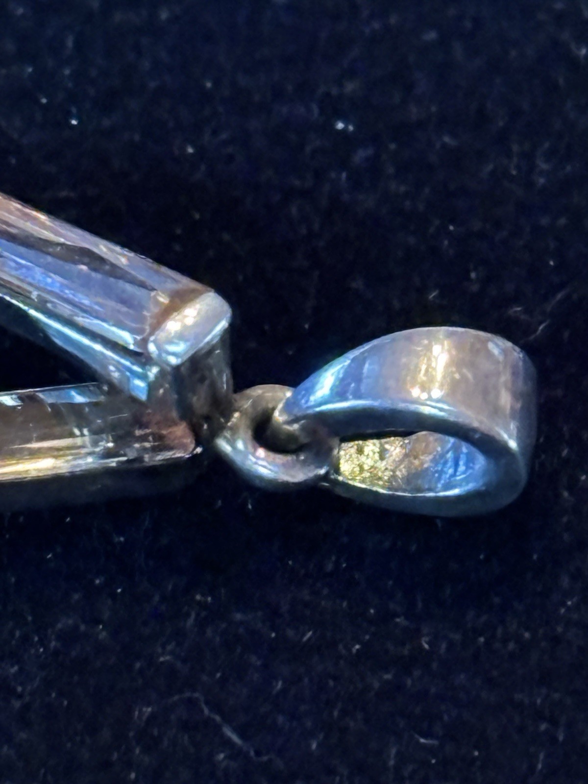 Sterling Silver 925 Trillion Pendant