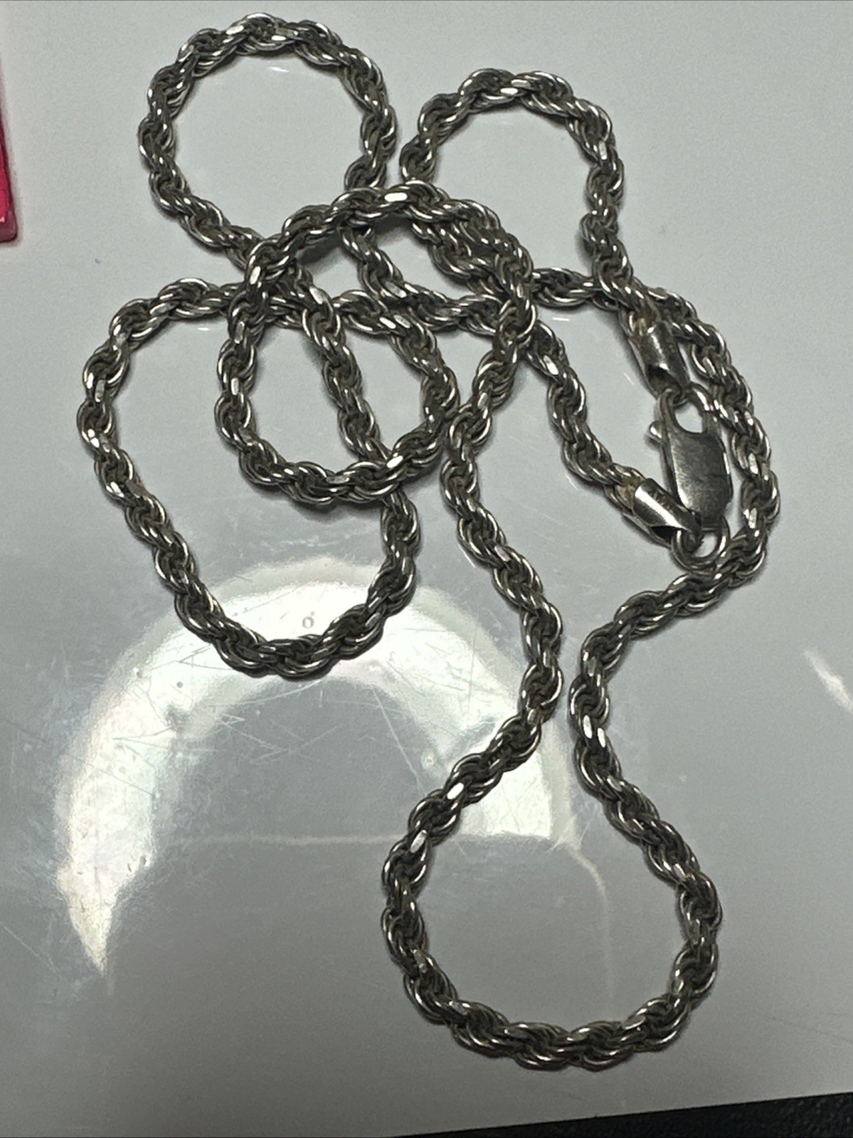 silver Italy 925 Rope Chain