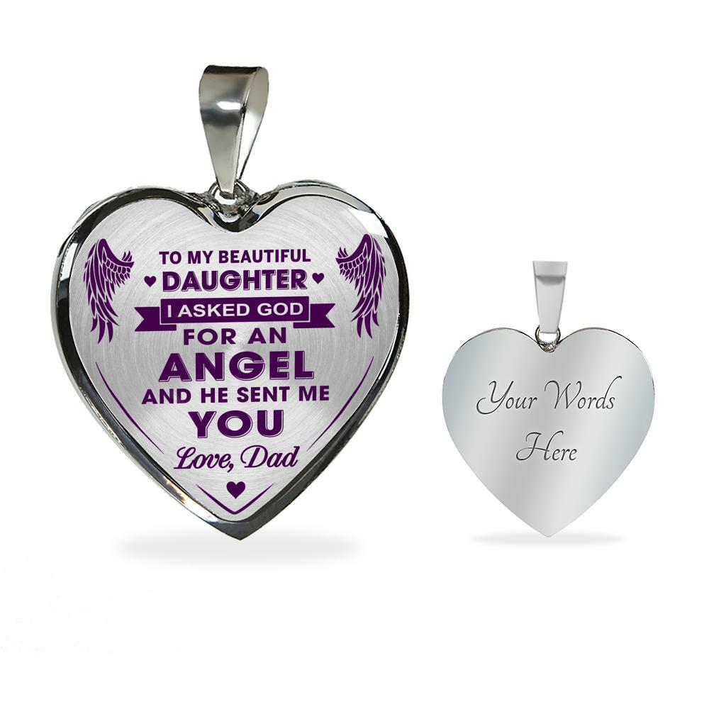 Luxury Novelty Necklace Bangle Gift – For Your Children Daughter From Dad Father