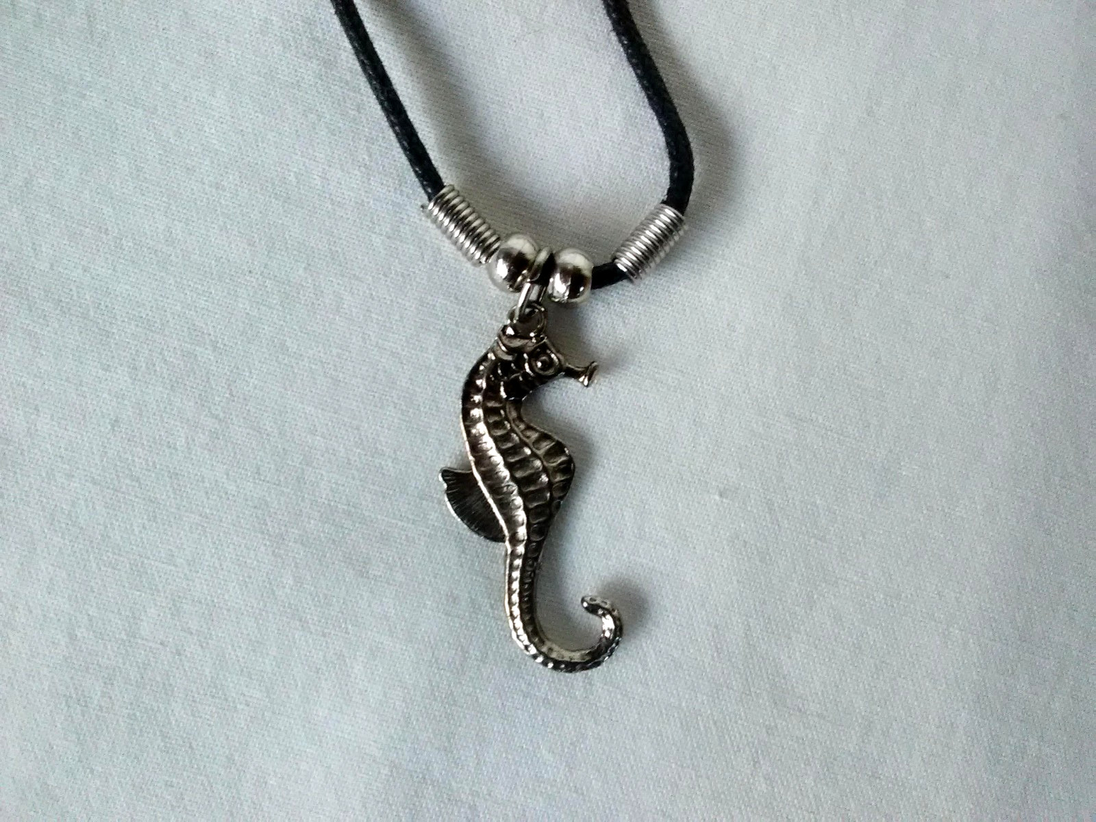 NECKLACE 18″ Seahorse Coastal Beach Jewelry USA SELLER New