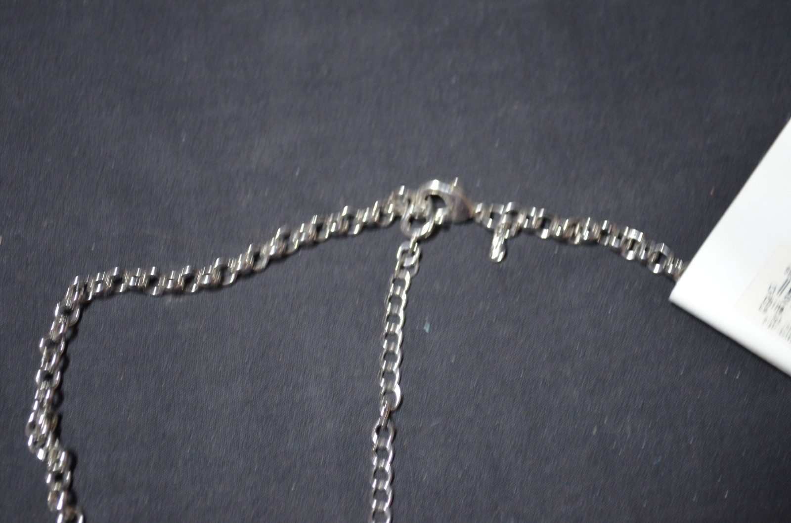 NEW Wearable Art by ROMAN – Silver Tone Adjustable Pendant Chain – Marked RMN
