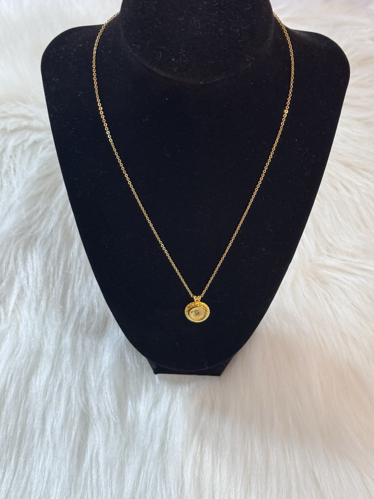 Gold Tone Liberty Necklace