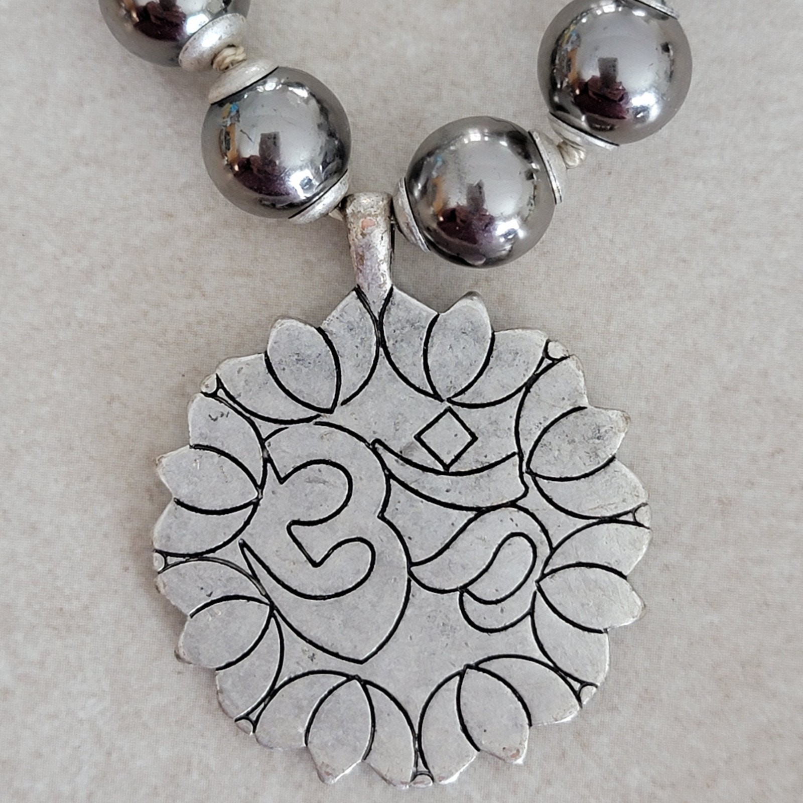 Necklace Pendant Earrings Hematite Power Sets Happiness Harmony Liz Claiborne