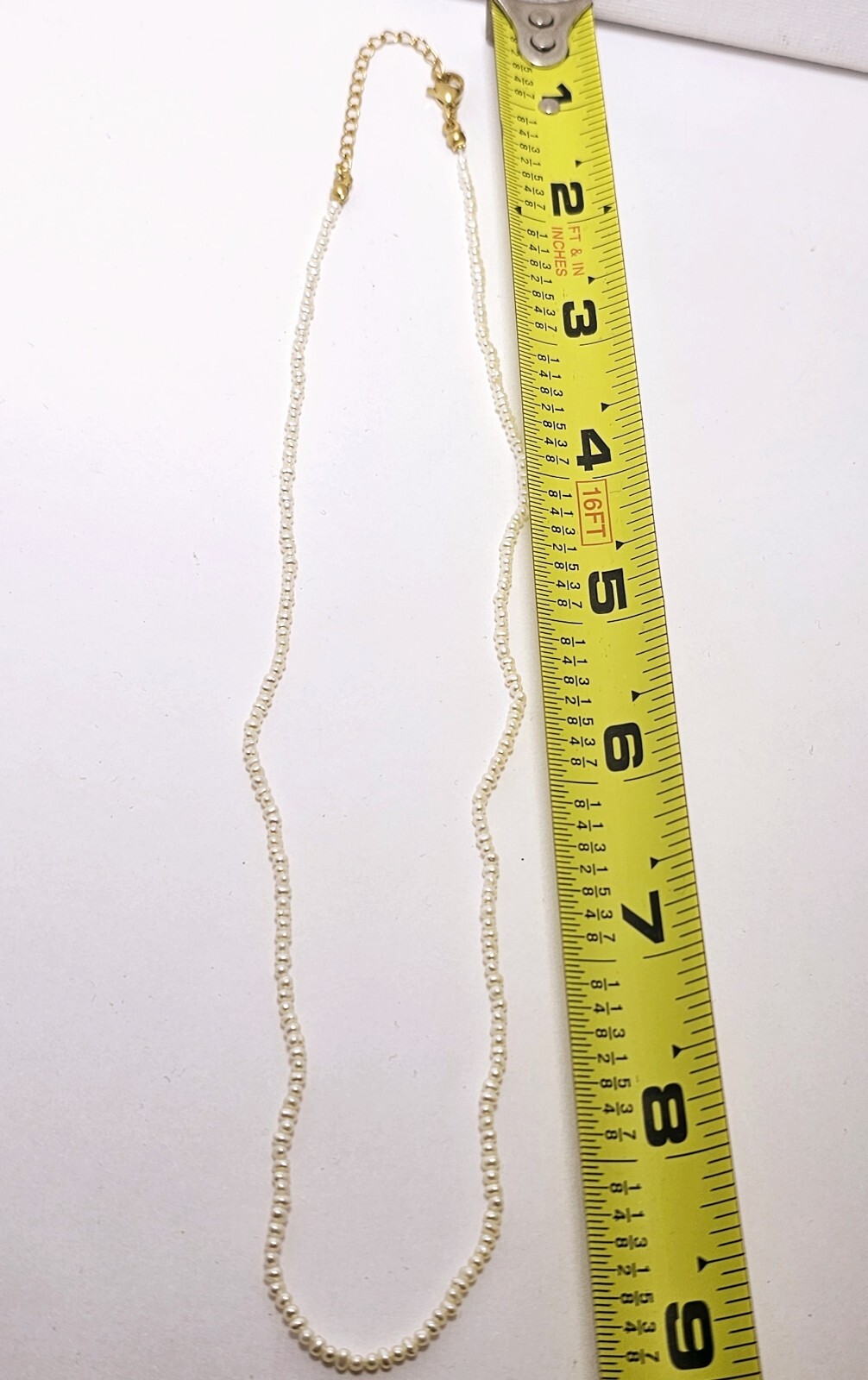 Pearl Necklace Real 1.5mm – 2mm 18 Inches