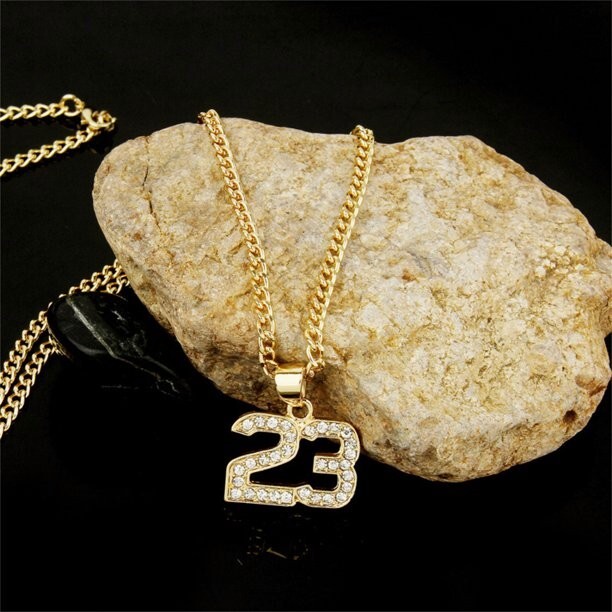 Legend Number 23 Sports Stainless Steel Pendant Necklace 18-36″Rope Chain*P157