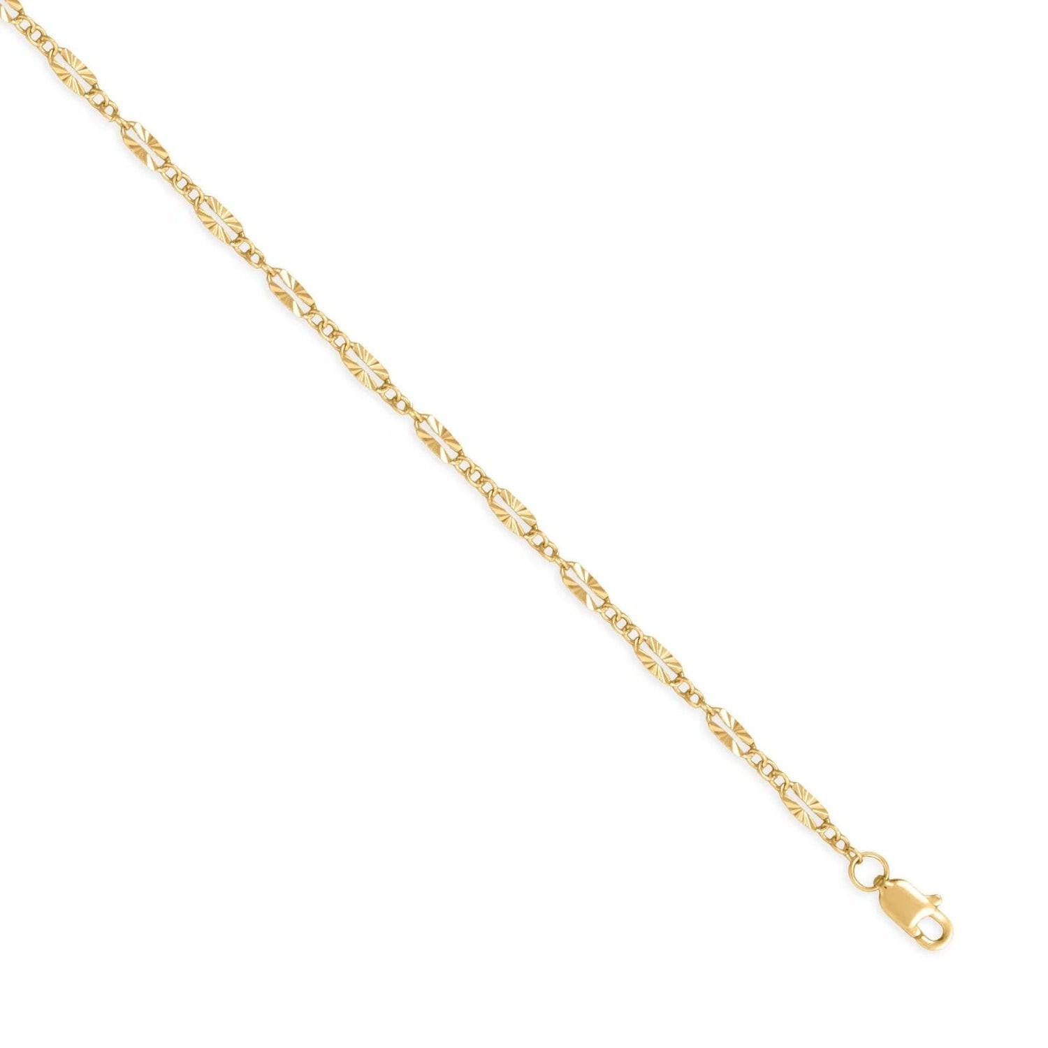 Starburst Chain Necklace 14/20 Gold Filled Lobster Clasp USA 2.5mm
