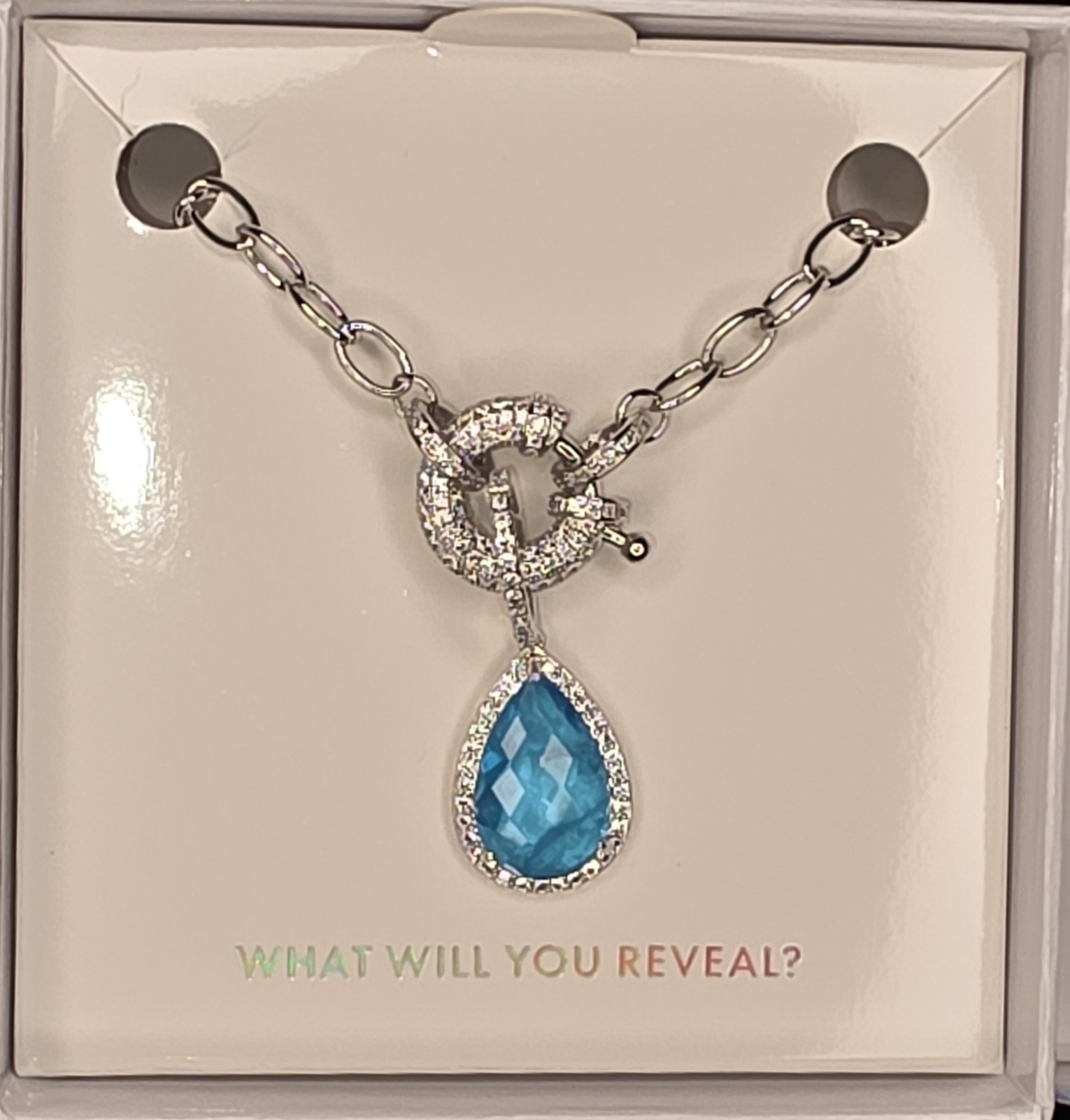 Mental Health Awareness Necklace, NK60253, A Beacon Of Hope-Rhodium