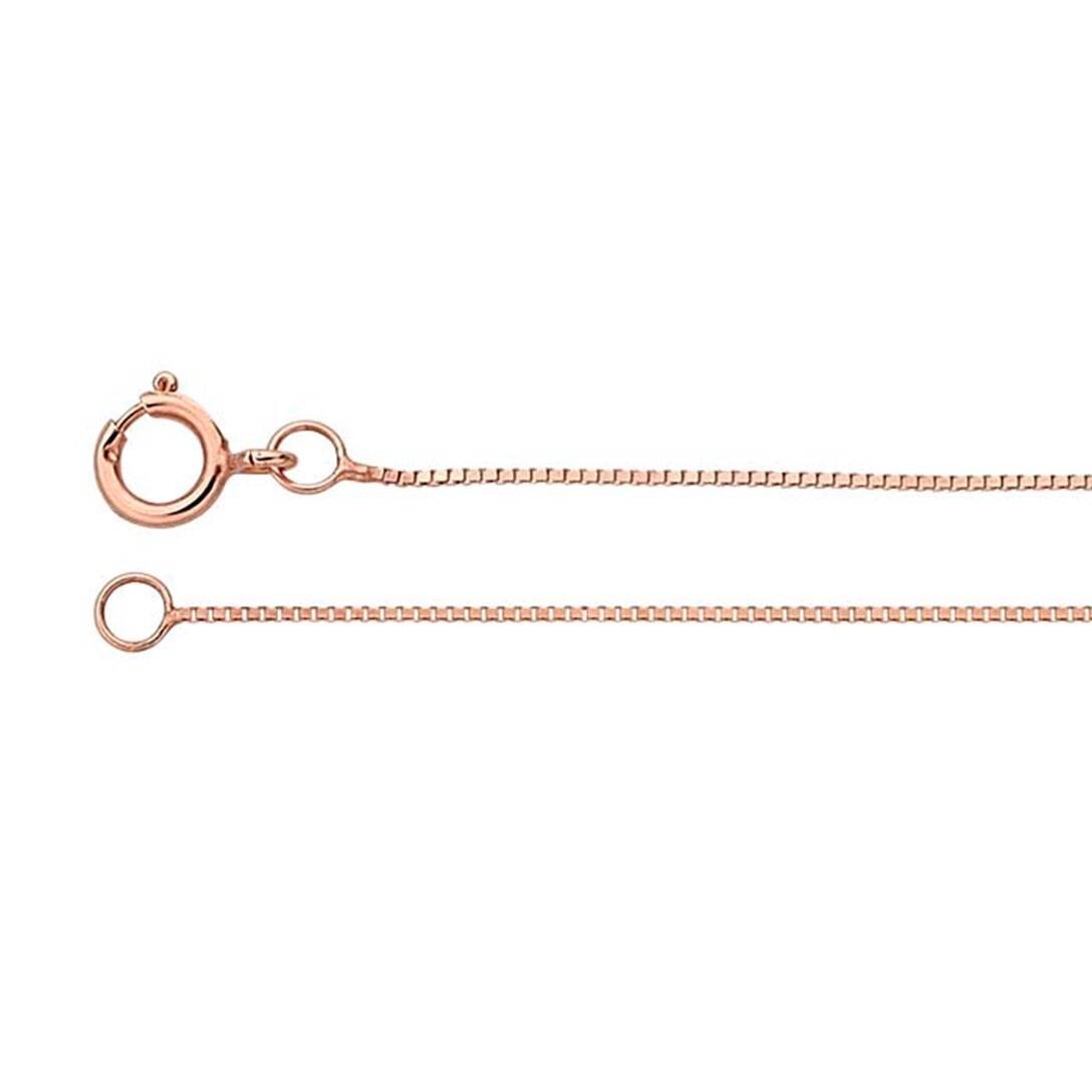 Yellow Gold Filled Venetian Box Chain 18″