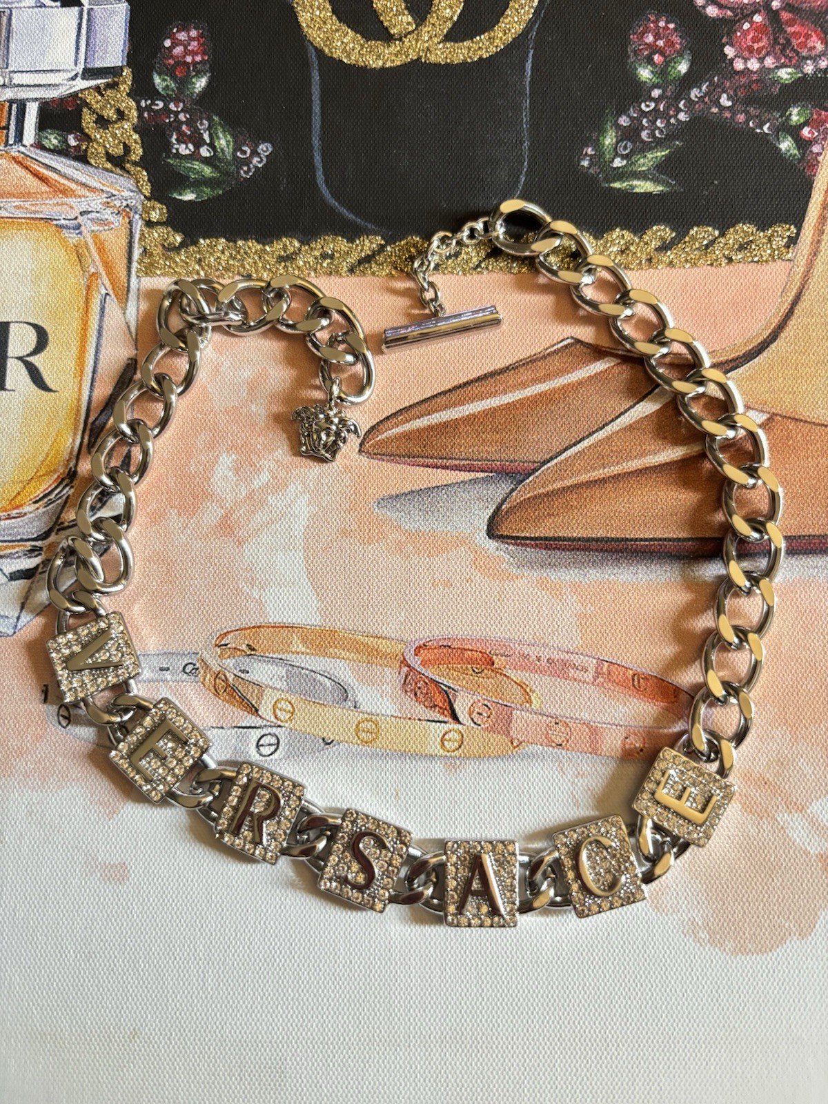Fashion Monogram Chain Necklace