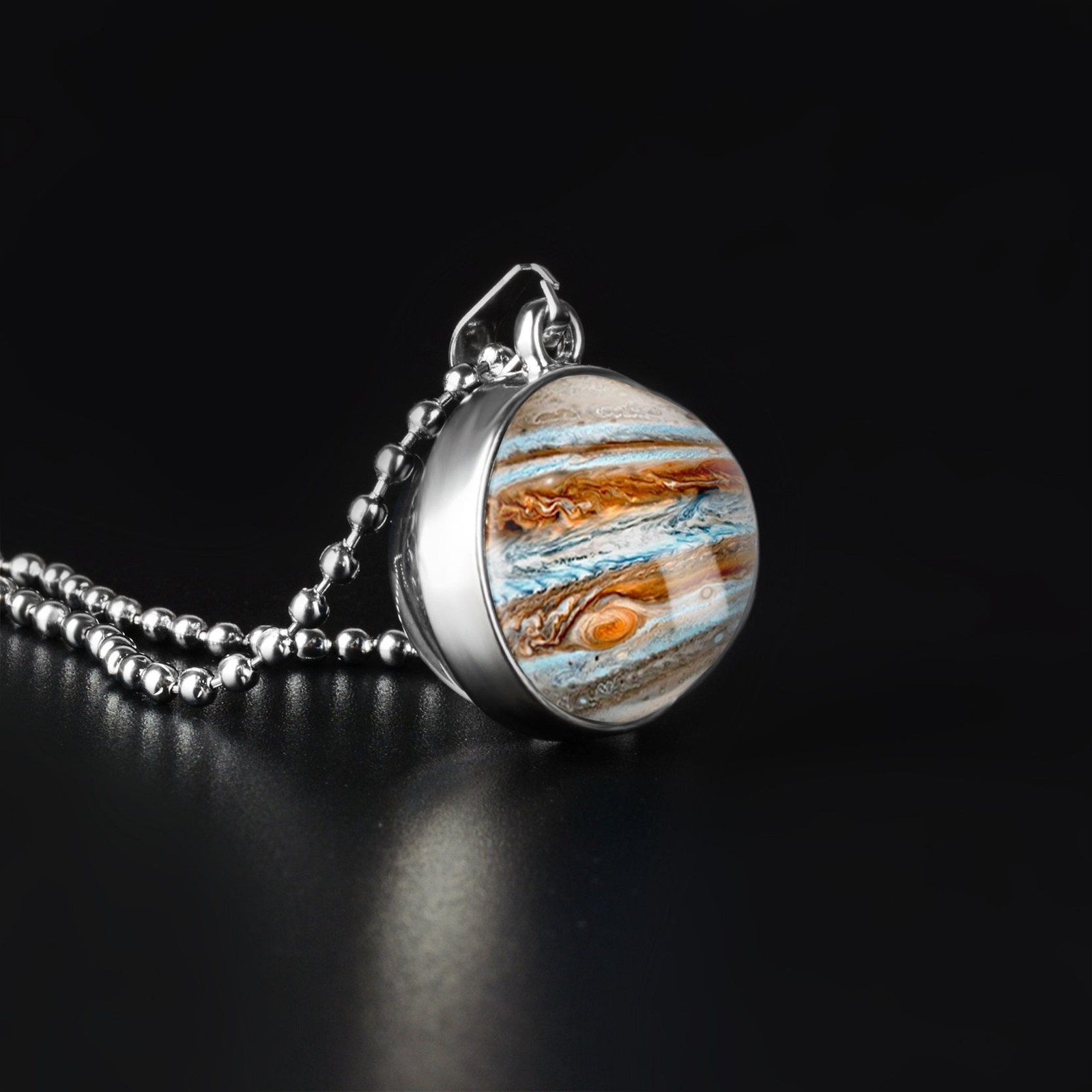 Ball Shape Pattern Pendant Necklaces Women Fashion Jewelry Craft Making Necklace
