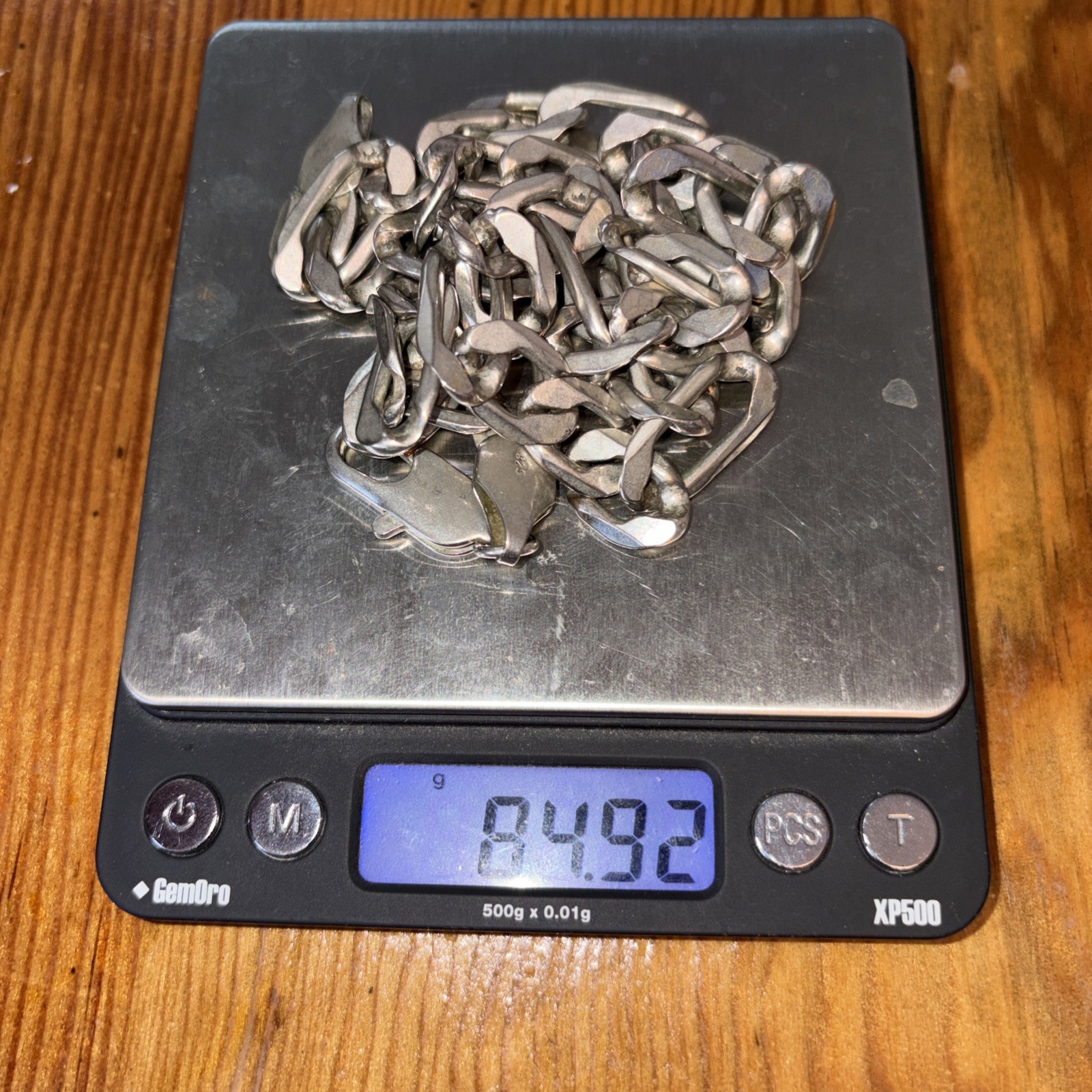 Figaro 925 Sterling Silver Chain 11mm 8492 Grams 24 Inches Length G2U