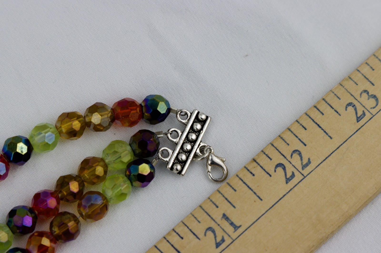 Multi-color Faceted Glass Bead SET