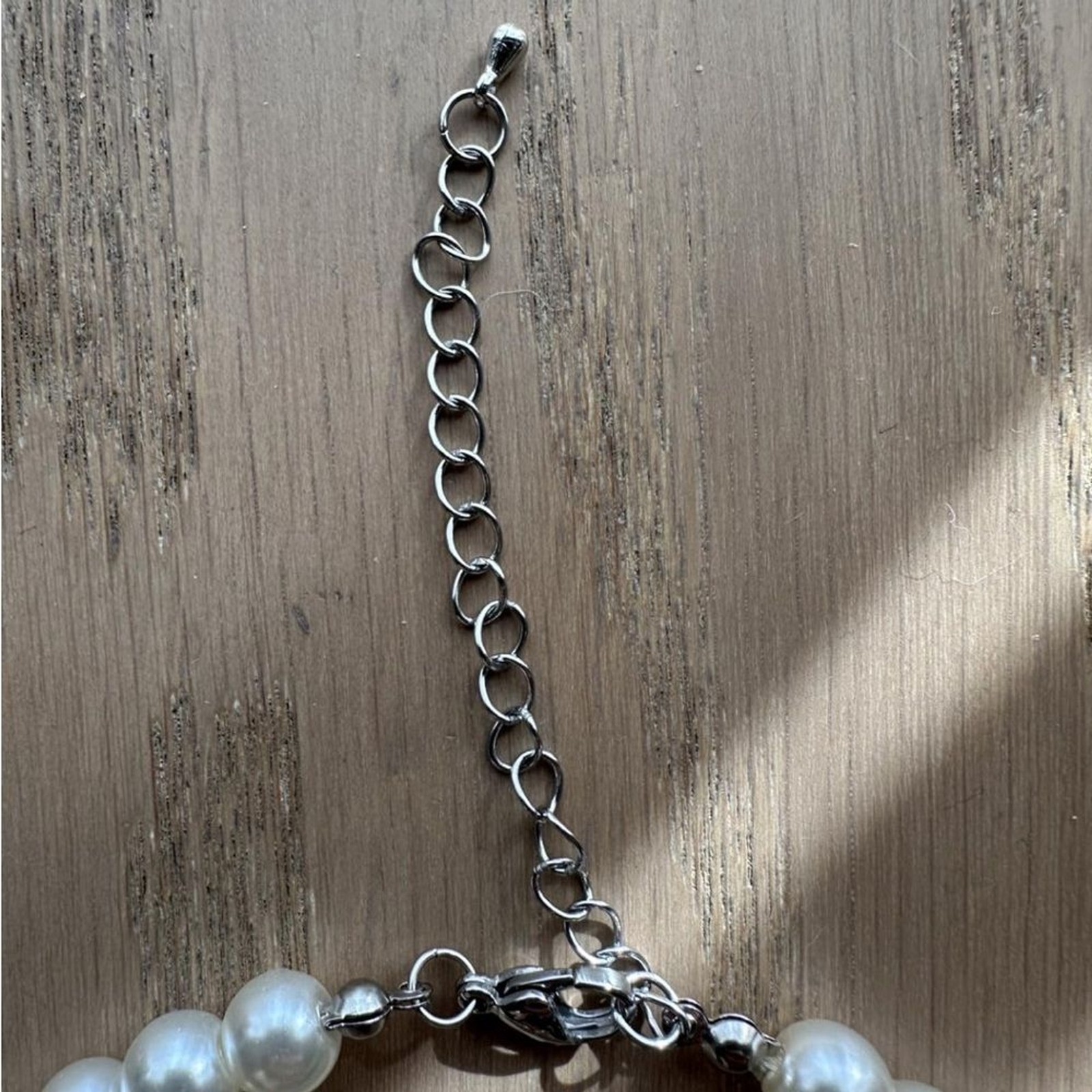8mm Genuine Freshwater Pearl Necklace 925 Sterling Silver 17-20” Natural Pearls